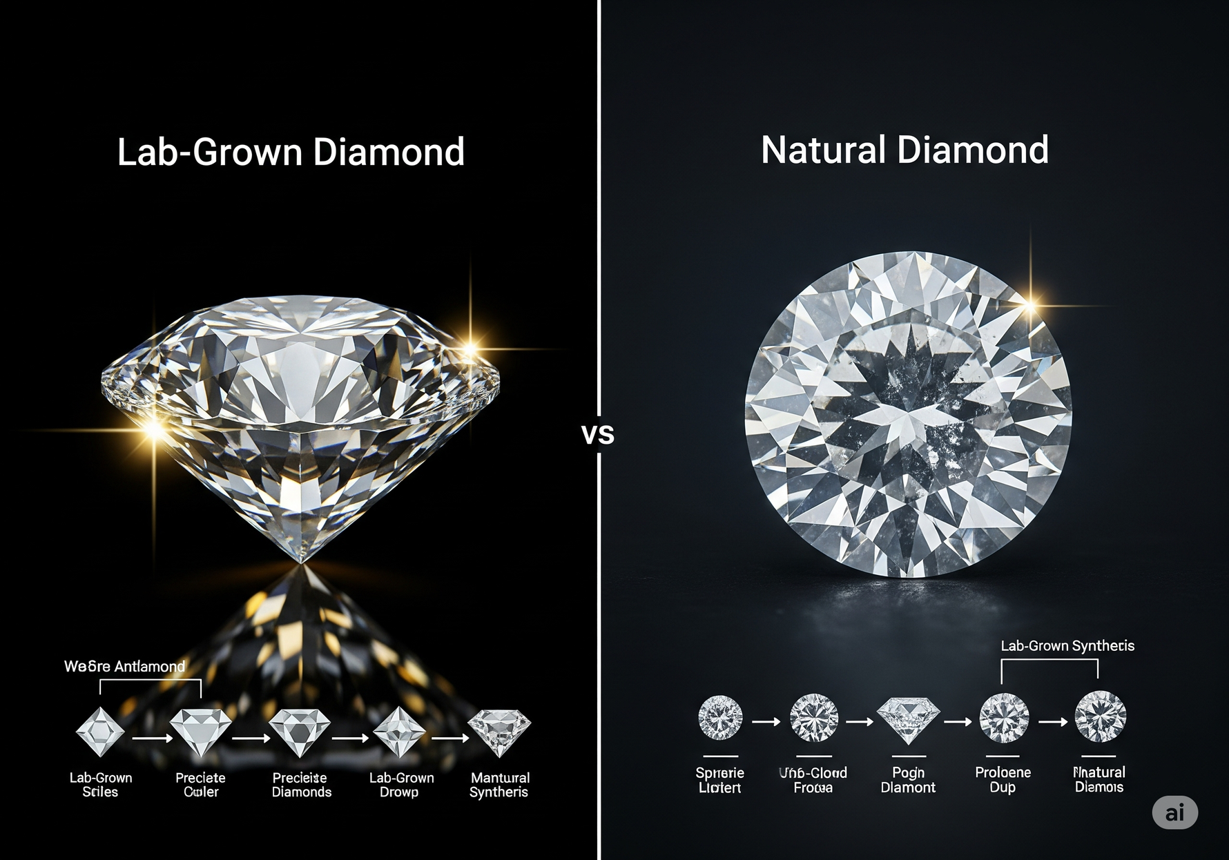 Natural Diamond vs Lab Grown Diamond