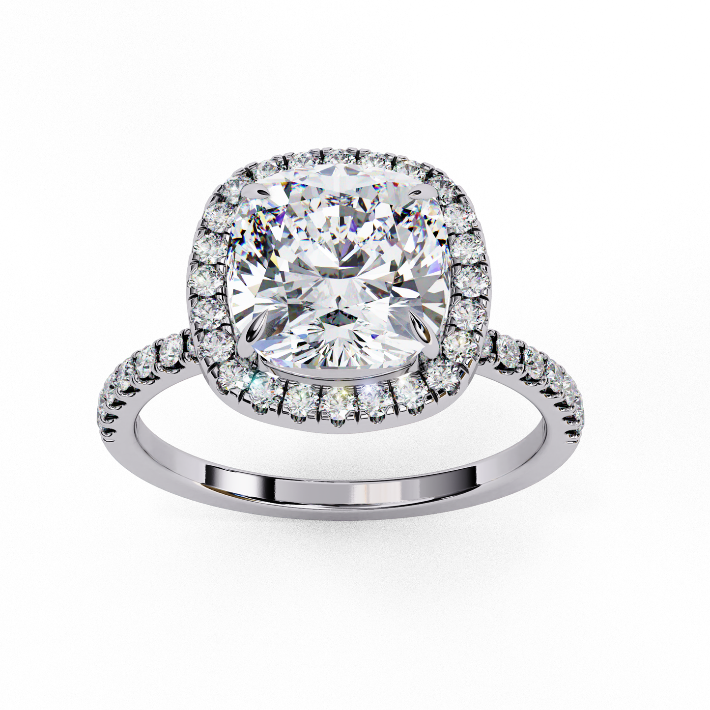 Valentina Cushion Diamond Ring