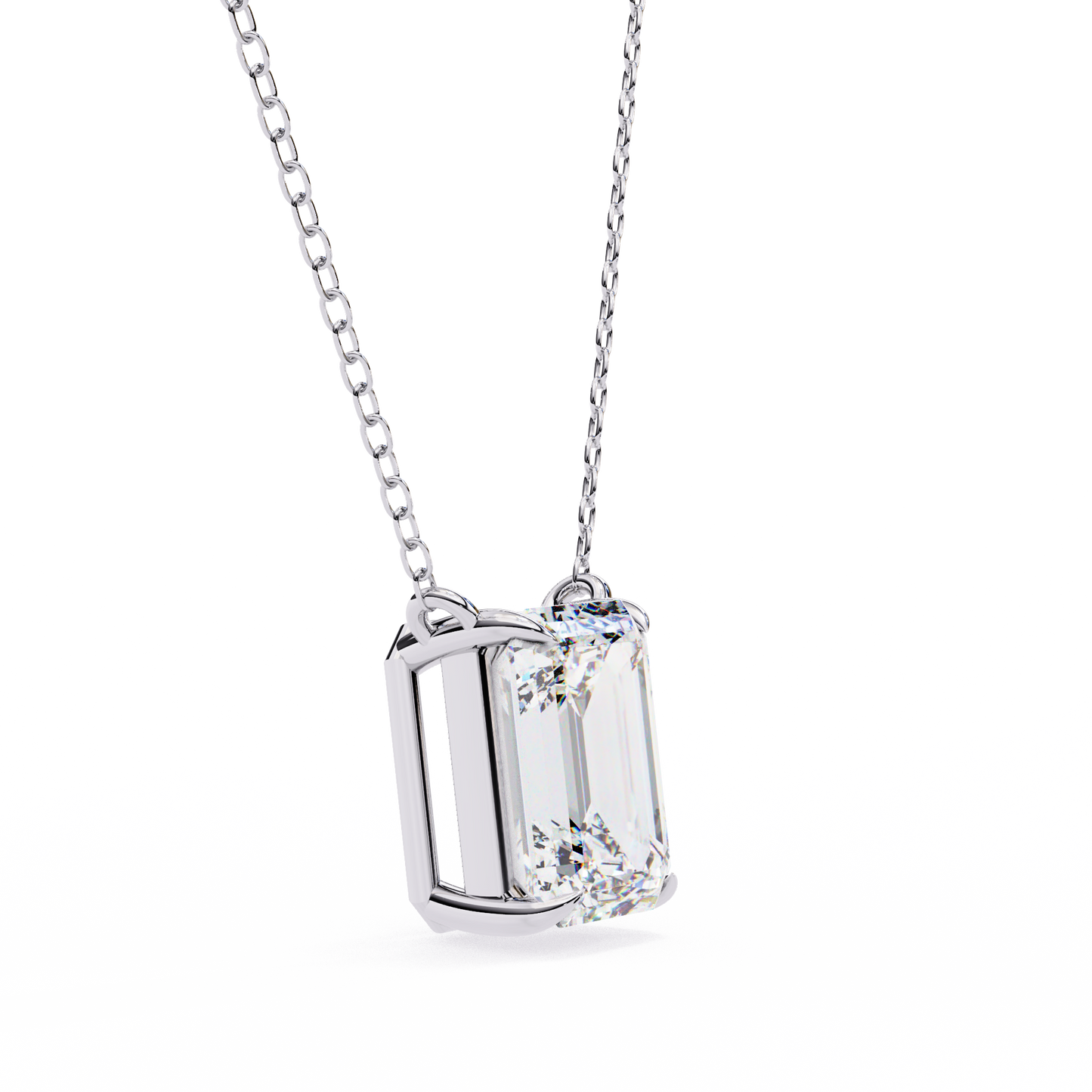 Ivy Grace Emerald Diamond Pendant