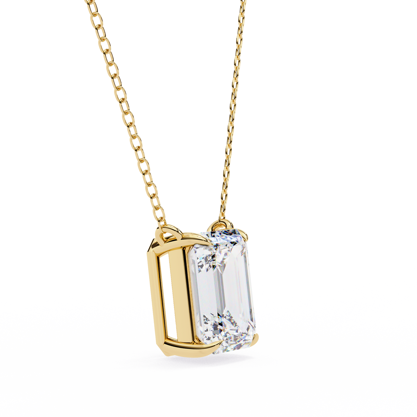 Ivy Grace Emerald Diamond Pendant