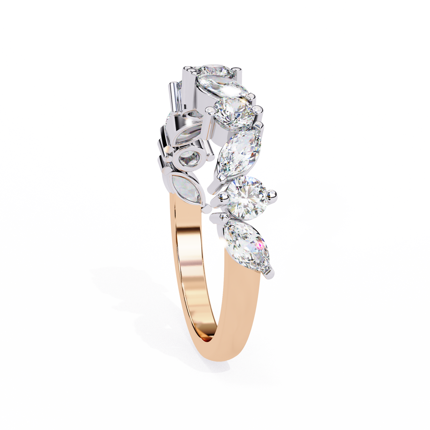 Robin (Marquise & Round) Diamond Ring