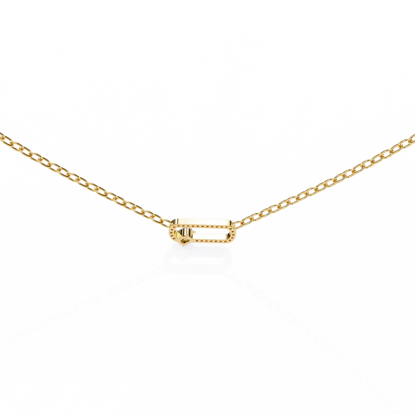 Bound Cushion Diamond Pendant