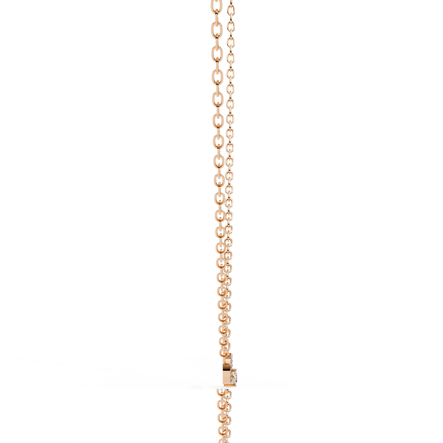 Bound Cushion Diamond Pendant
