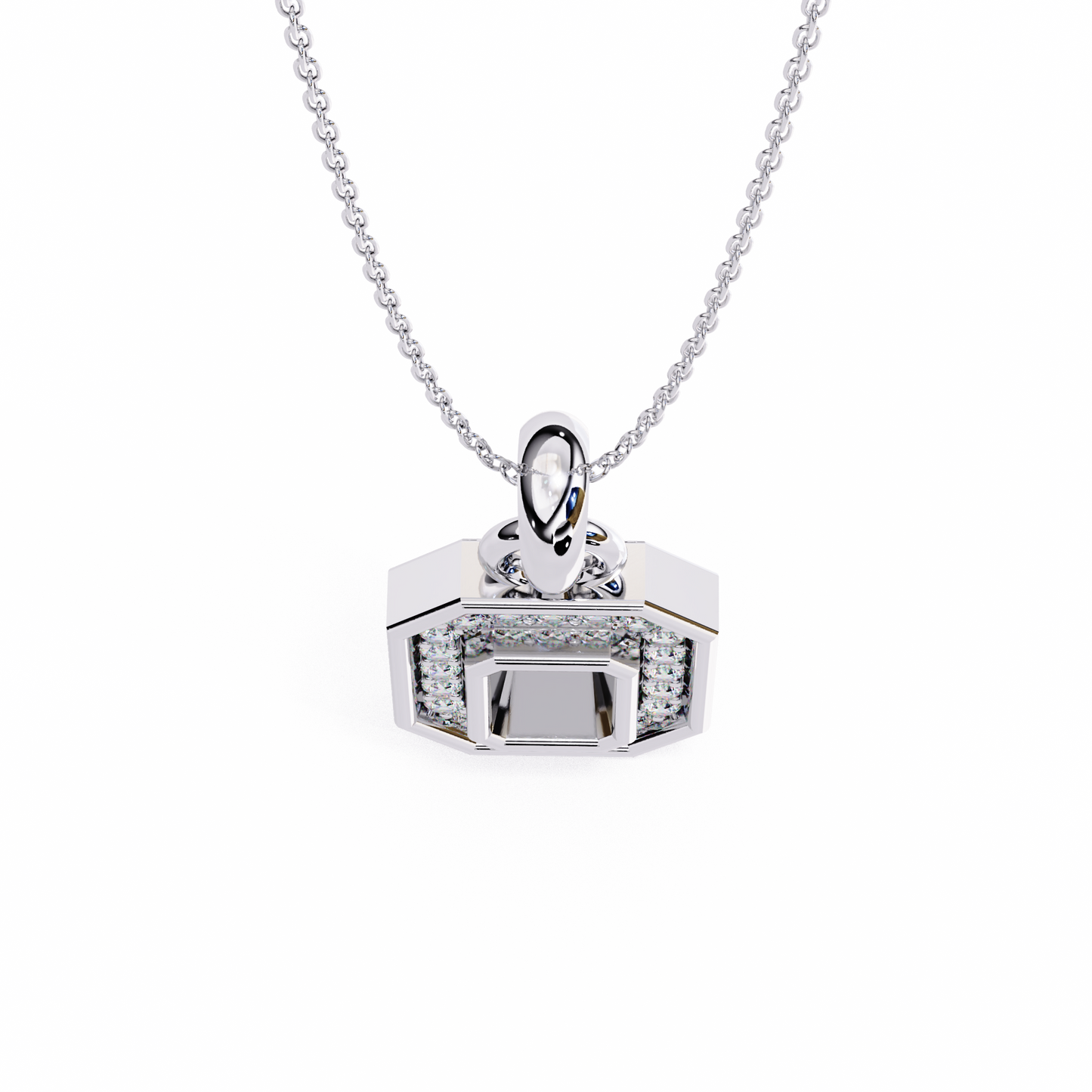 Eternal Embrace Diamond Pendant (Chain Sold Separately)