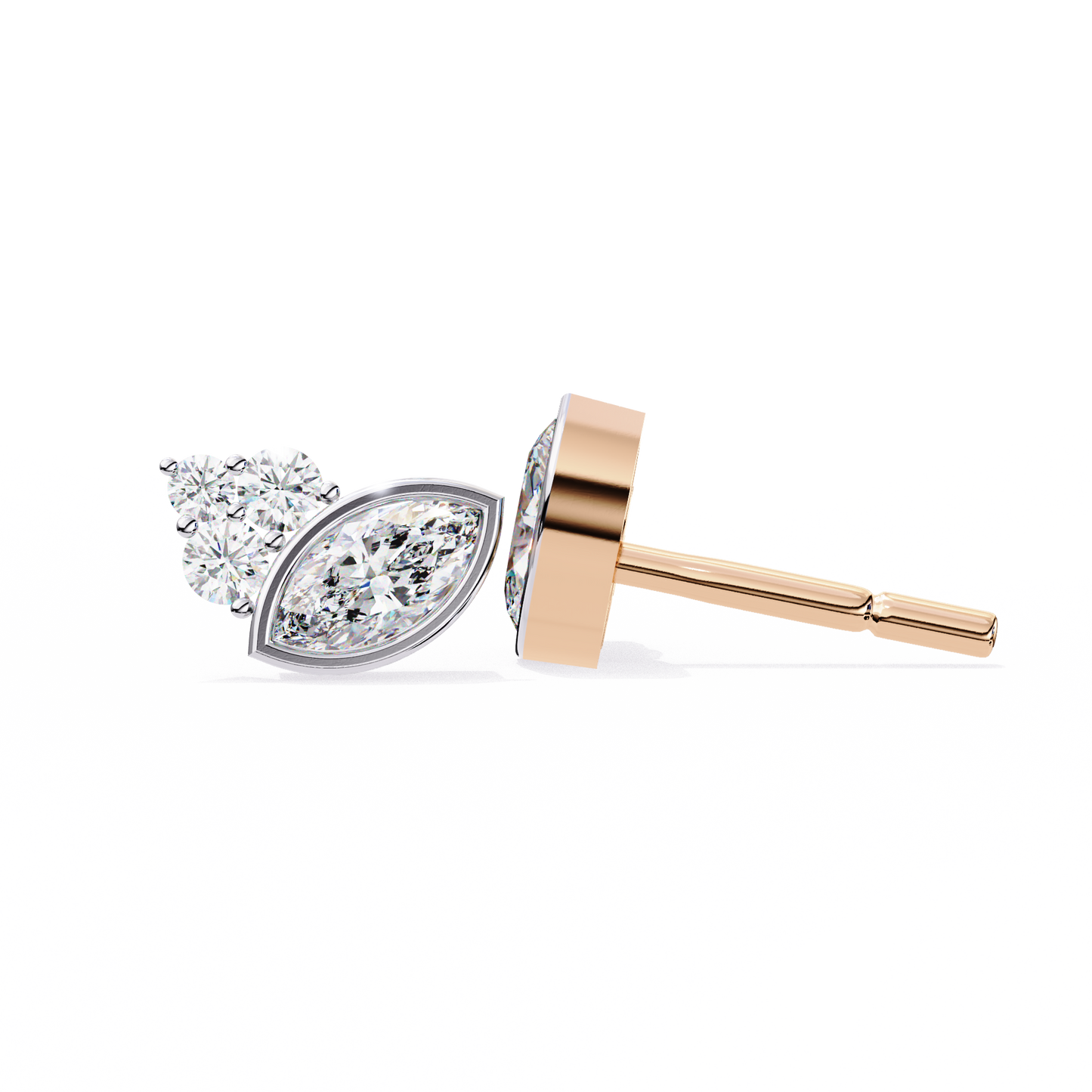 Flare Marquise Diamond Earrings