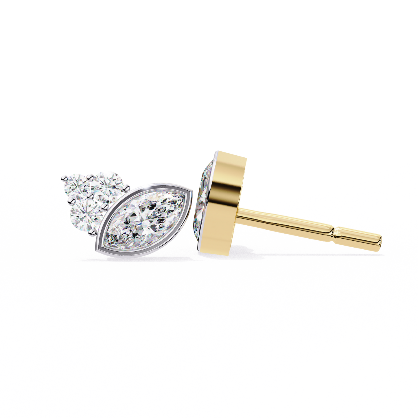 Flare Marquise Diamond Earrings