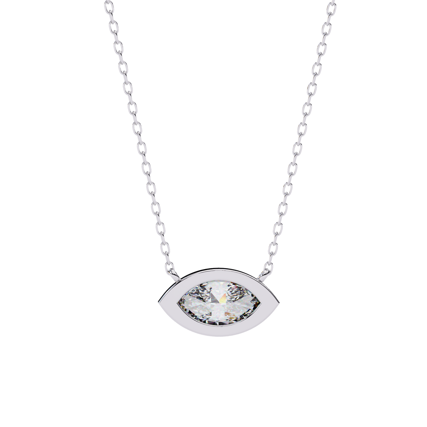 Noble Marquise Diamond Pendant