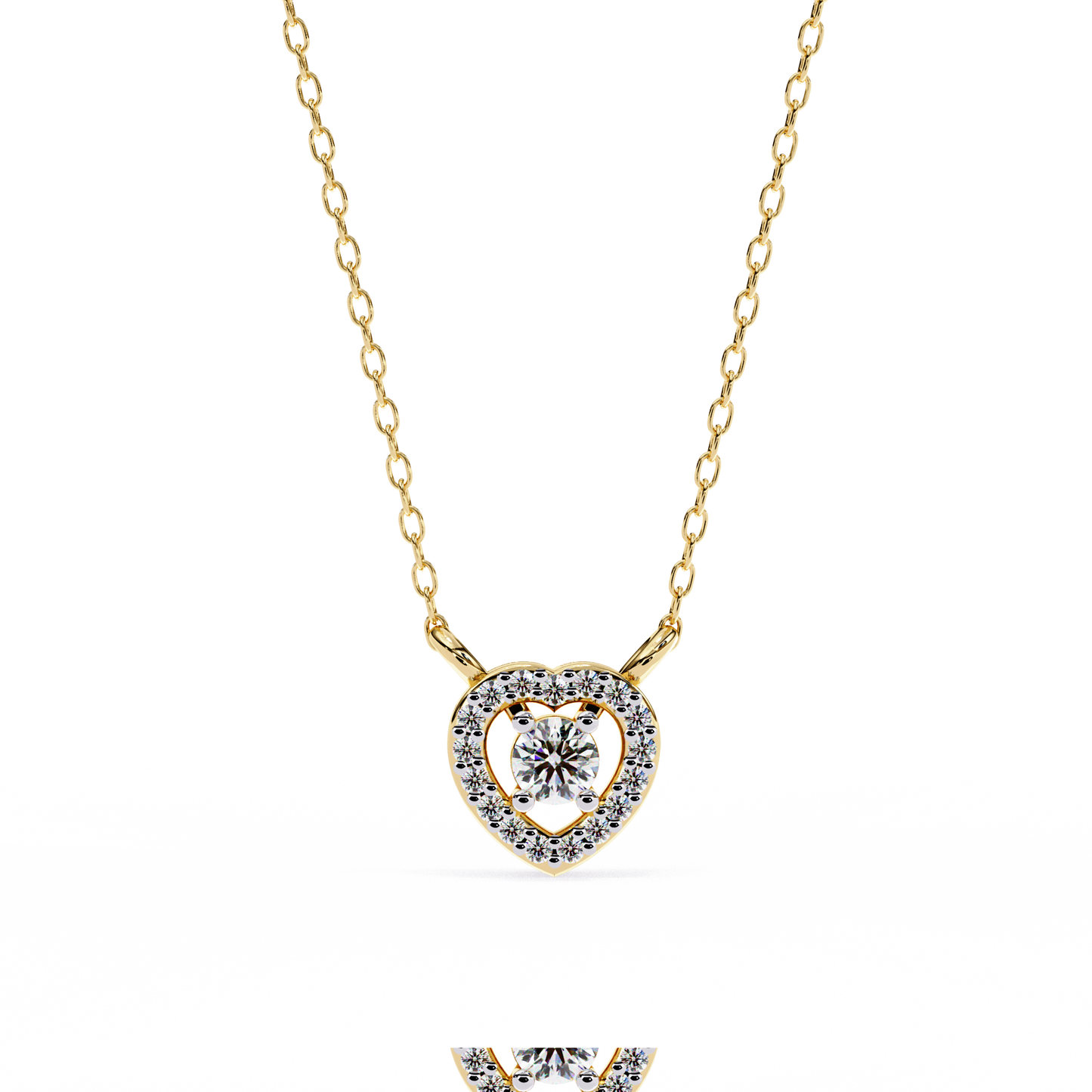 Celestial Heart Diamond Pendant