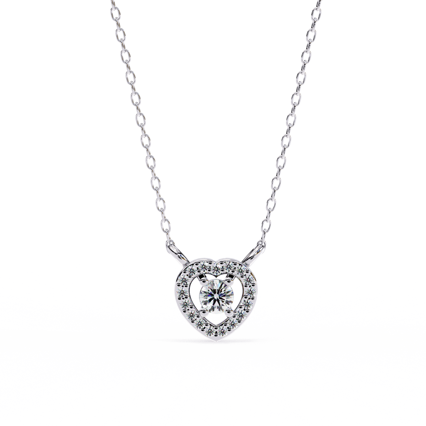 Celestial Heart Diamond Pendant