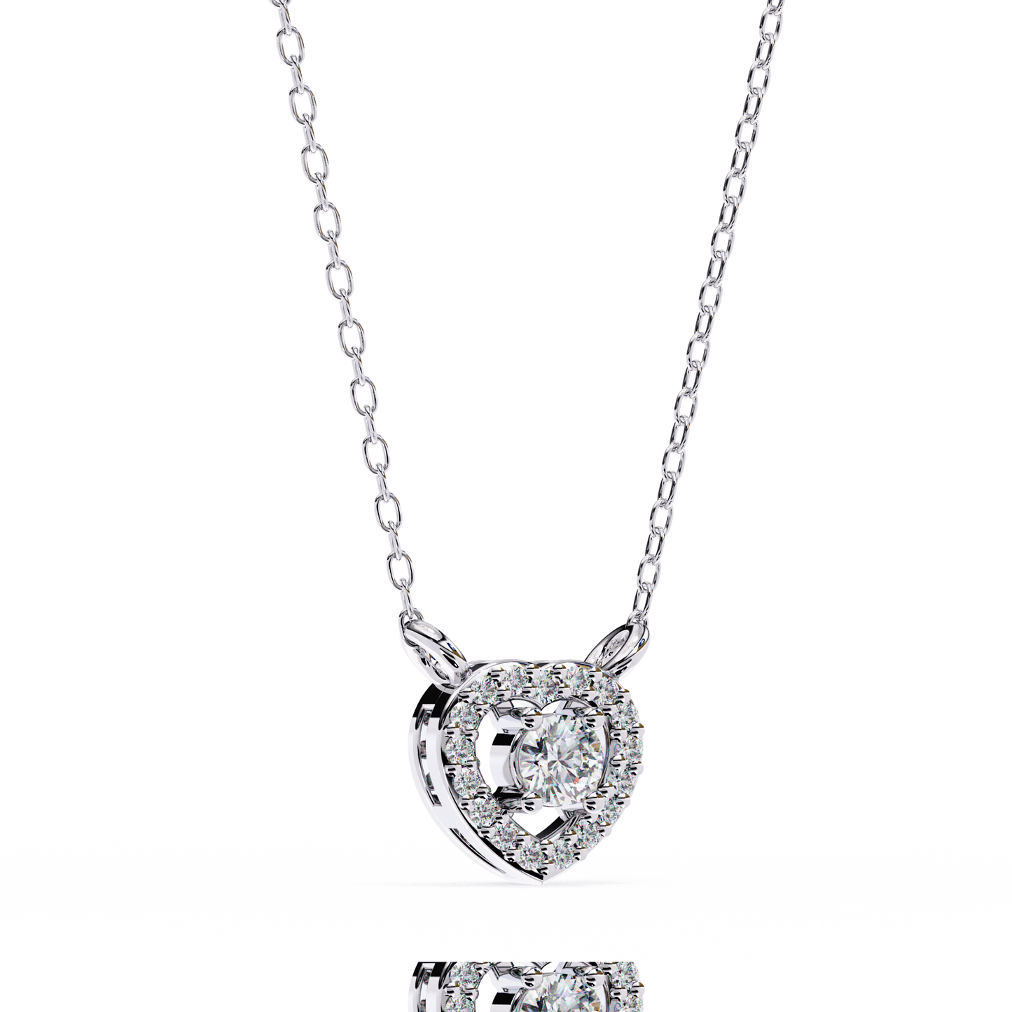 Celestial Heart Diamond Pendant