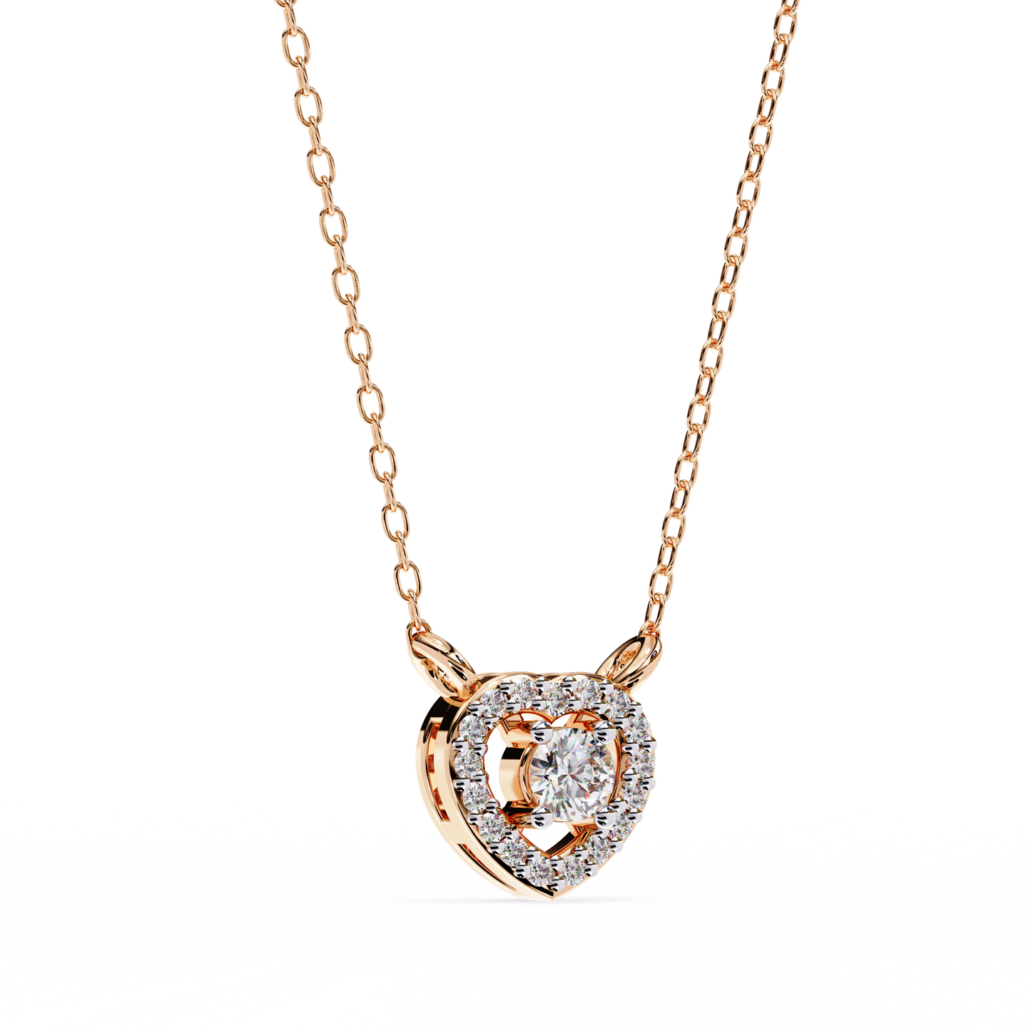 Celestial Heart Diamond Pendant