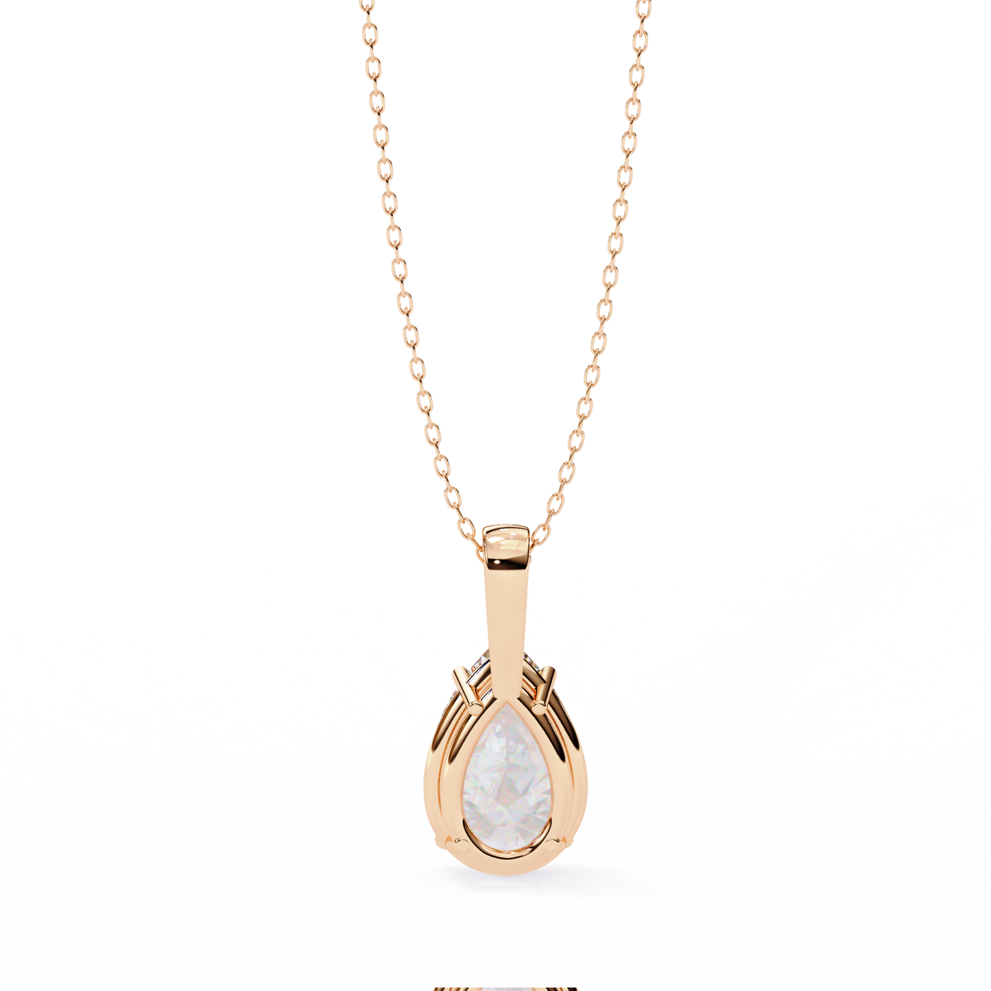 Ivy Pear Diamond Pendant (Chain Sold Separately)