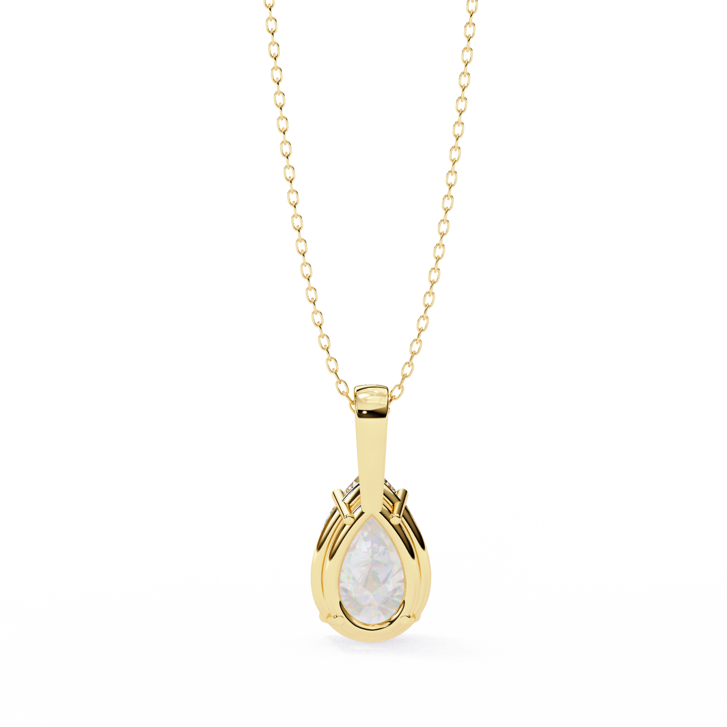 Ivy Pear Diamond Pendant (Chain Sold Separately)