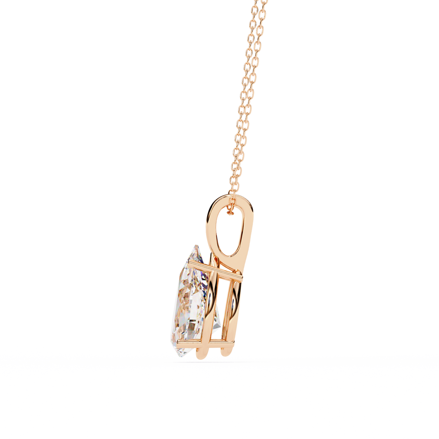 Ivy Pear Diamond Pendant (Chain Sold Separately)