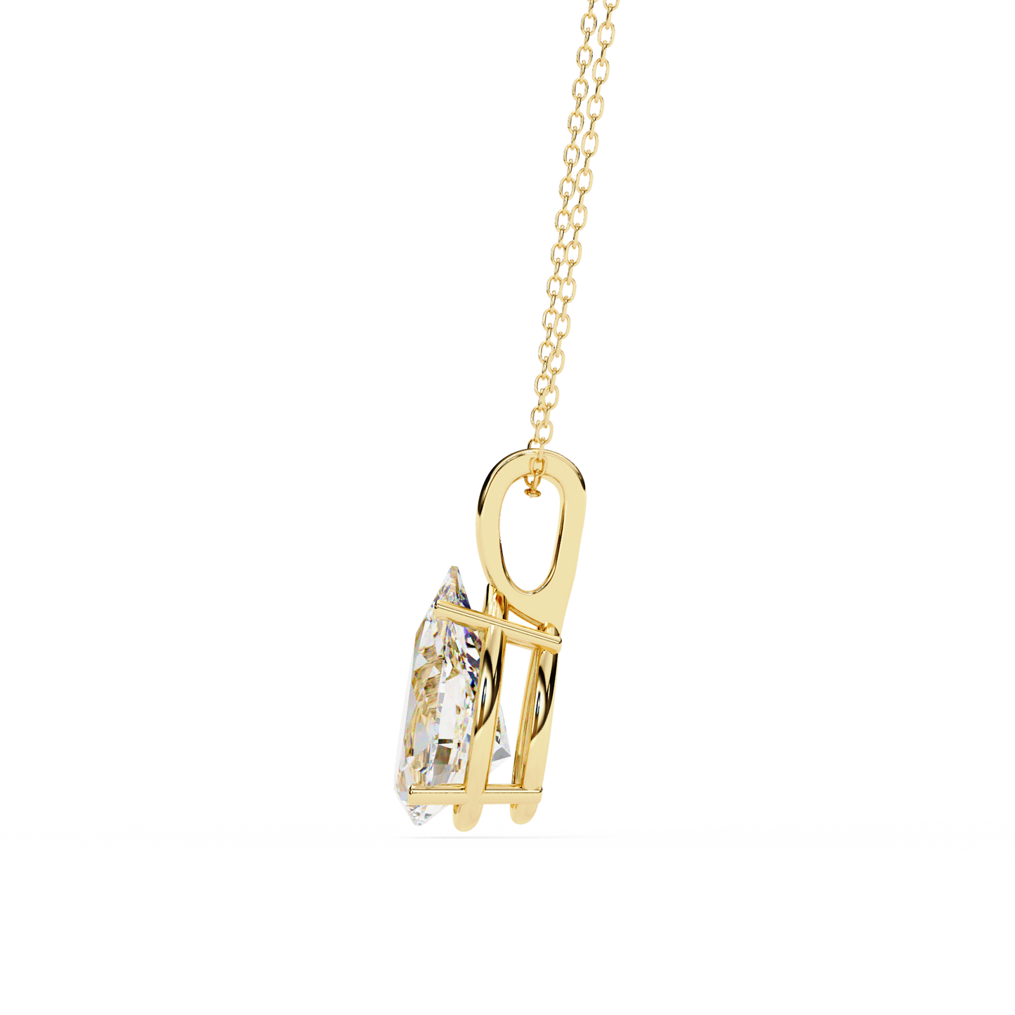 Ivy Pear Diamond Pendant (Chain Sold Separately)