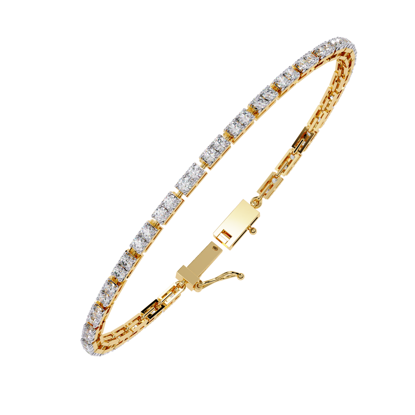 Charmara Round Diamond Bracelet
