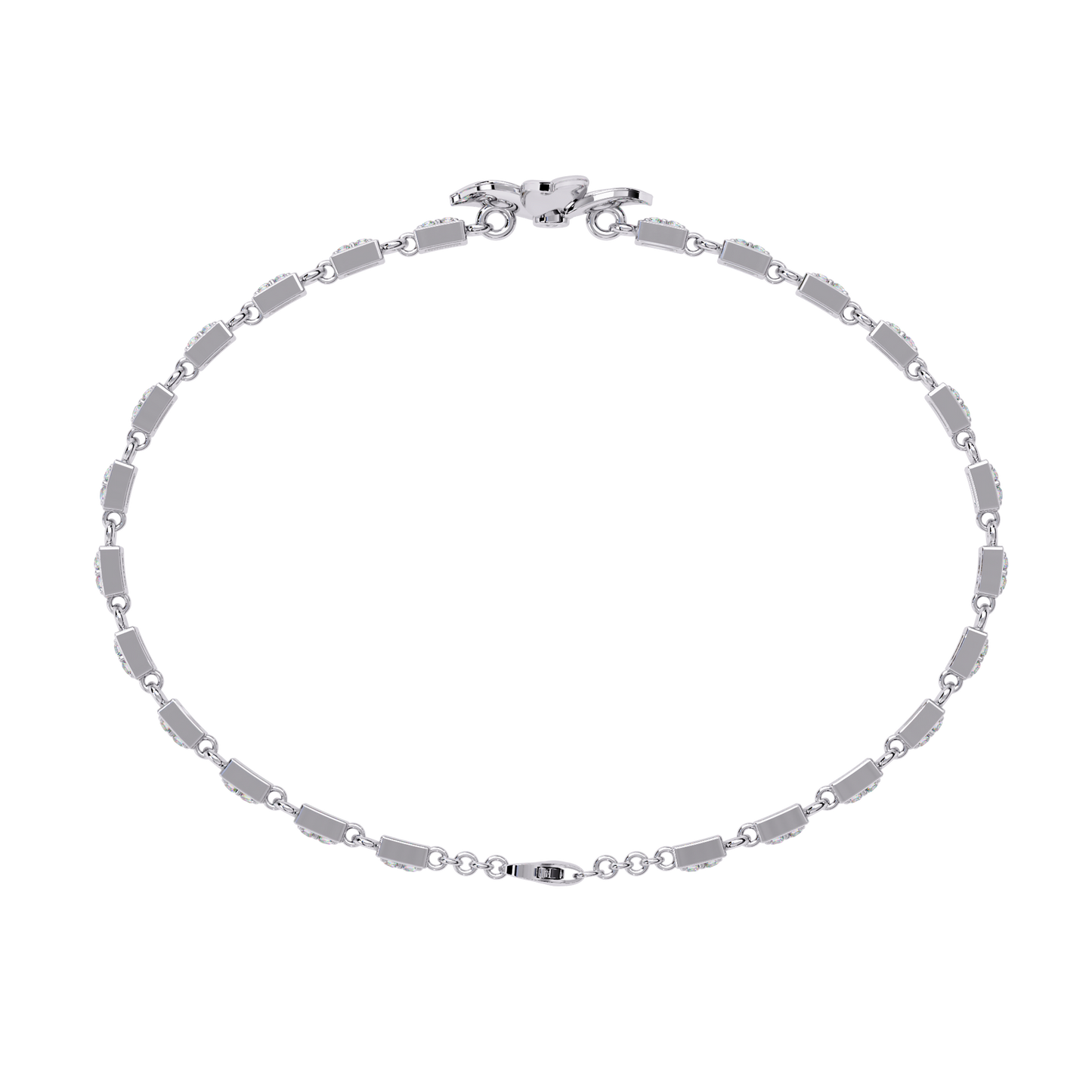 Twistique Round Diamond Bracelet