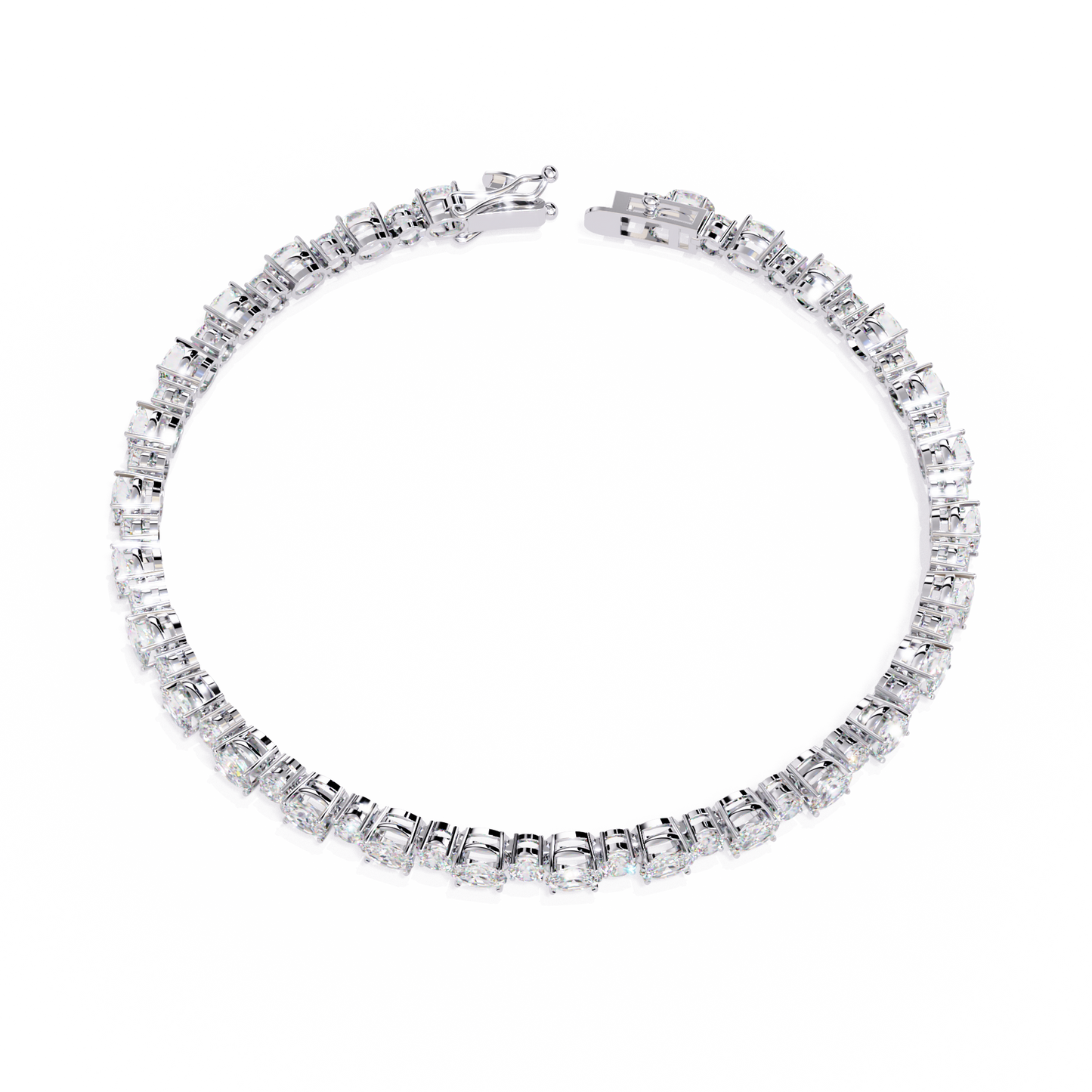 Glimmerine Oval Diamond Bracelet