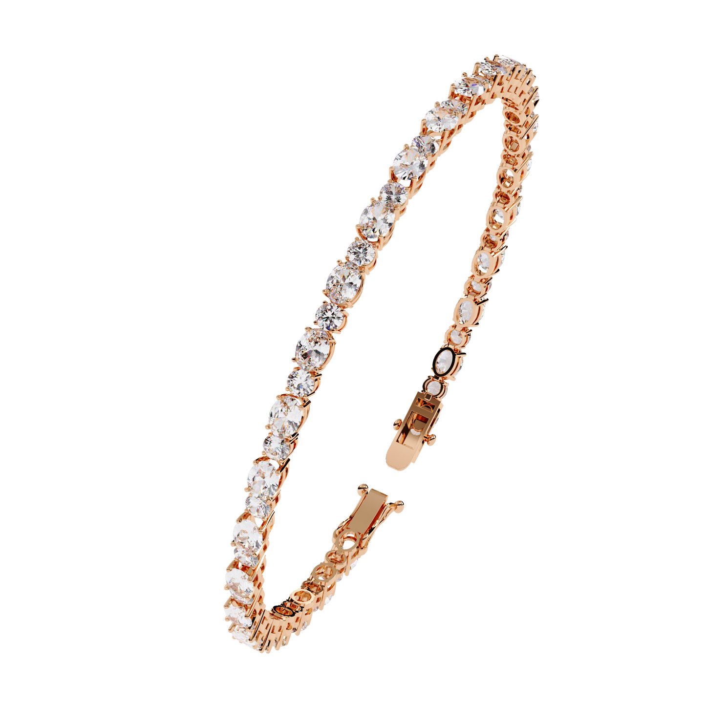 Glimmerine Oval Diamond Bracelet