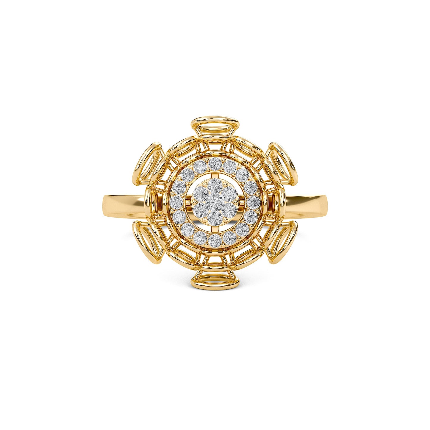 Saturn Diamond Ring