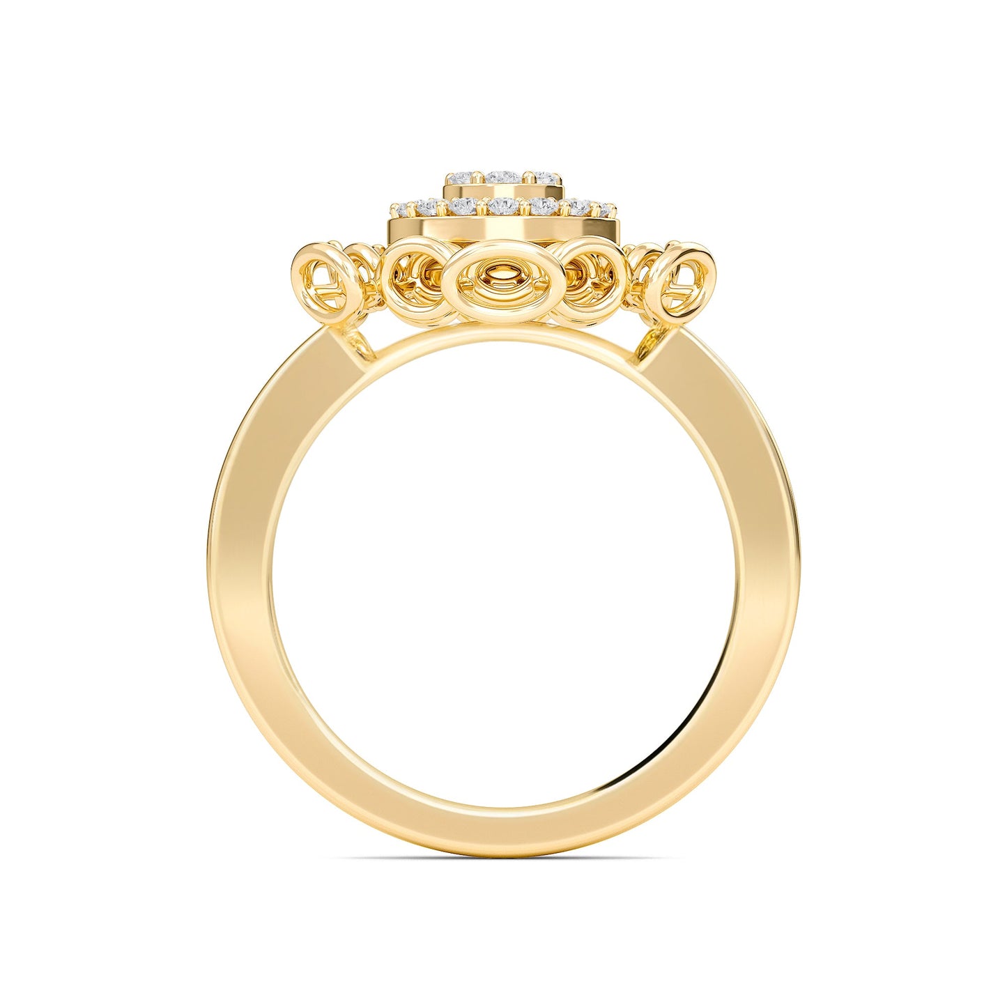 Saturn Diamond Ring