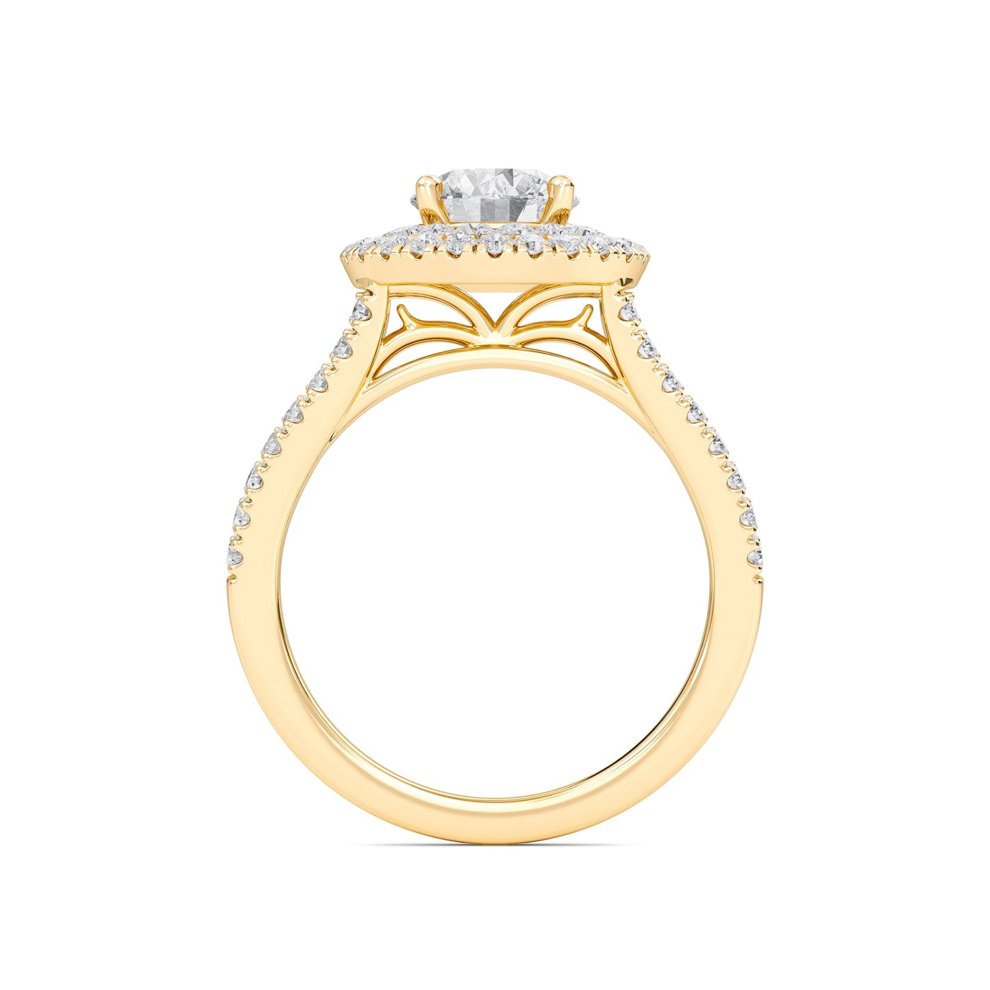 Aura Round Diamond Ring