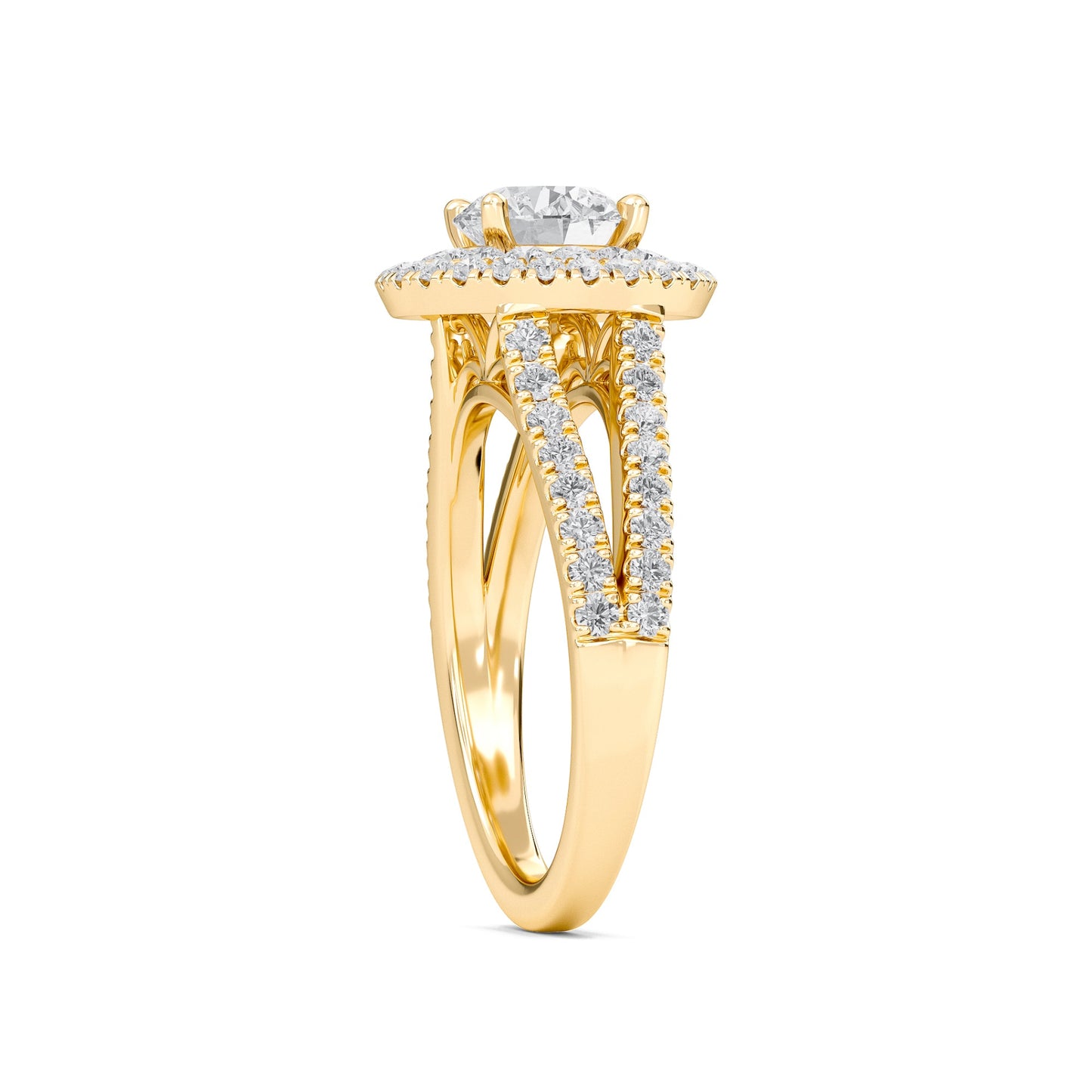 Aura Round Diamond Ring