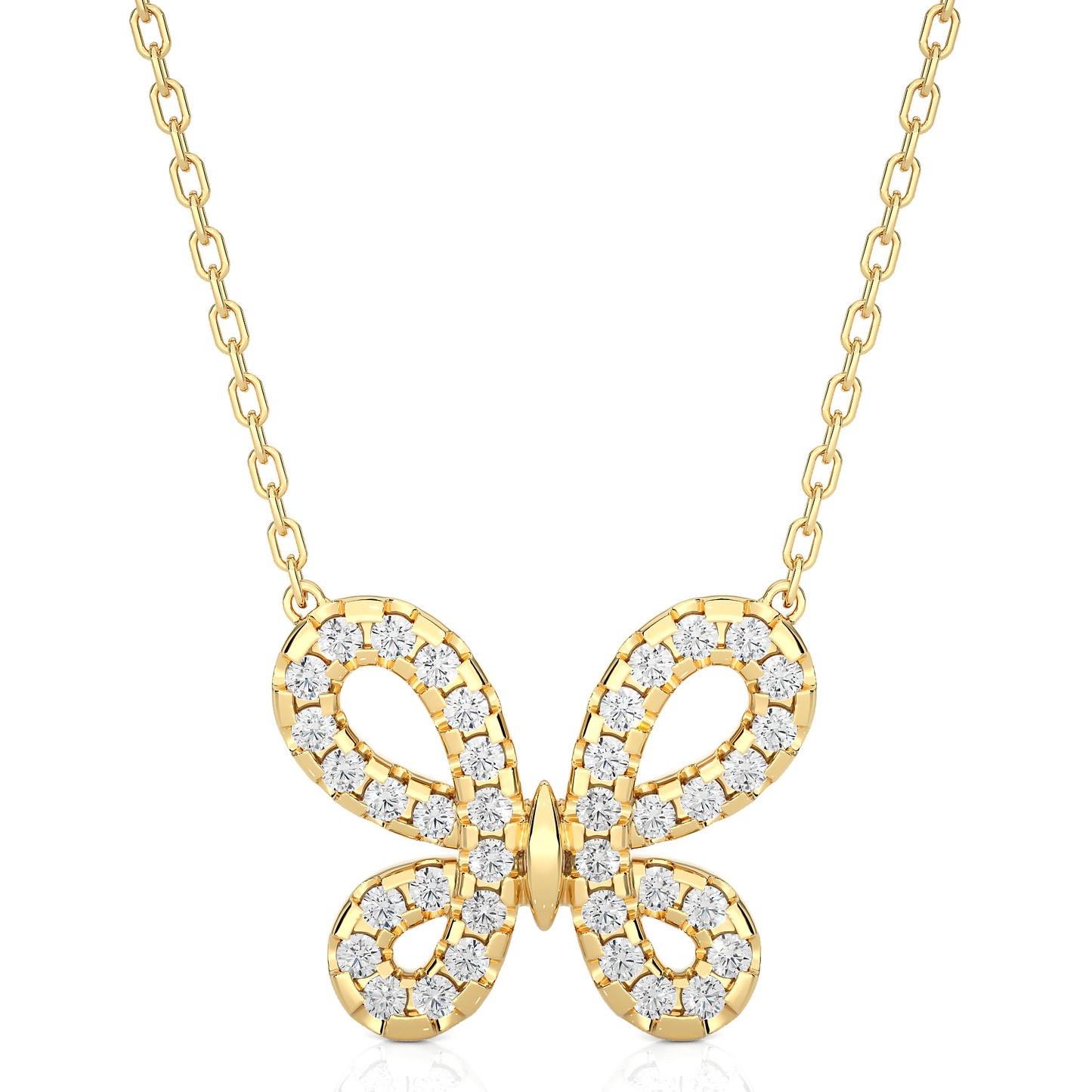 Eternal Butterfly Diamond Pendant