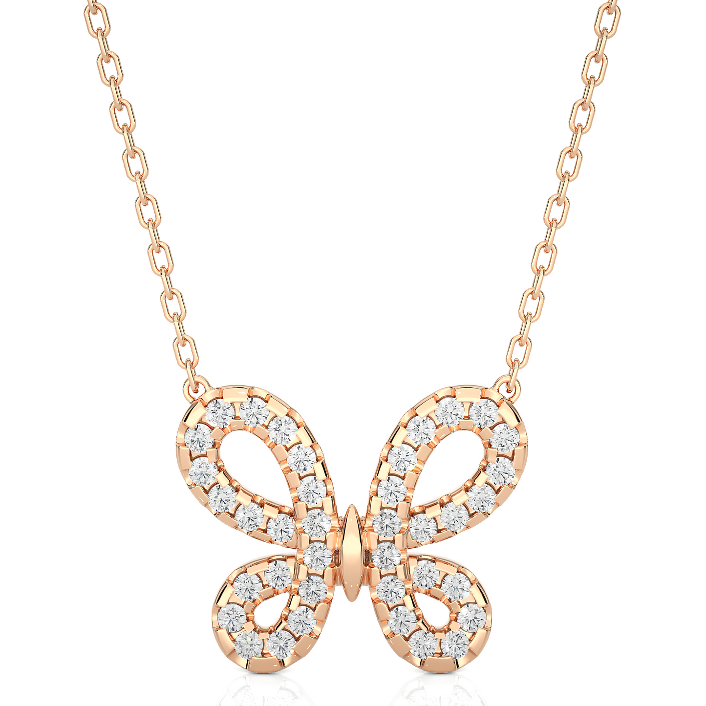 Eternal Butterfly Diamond Pendant