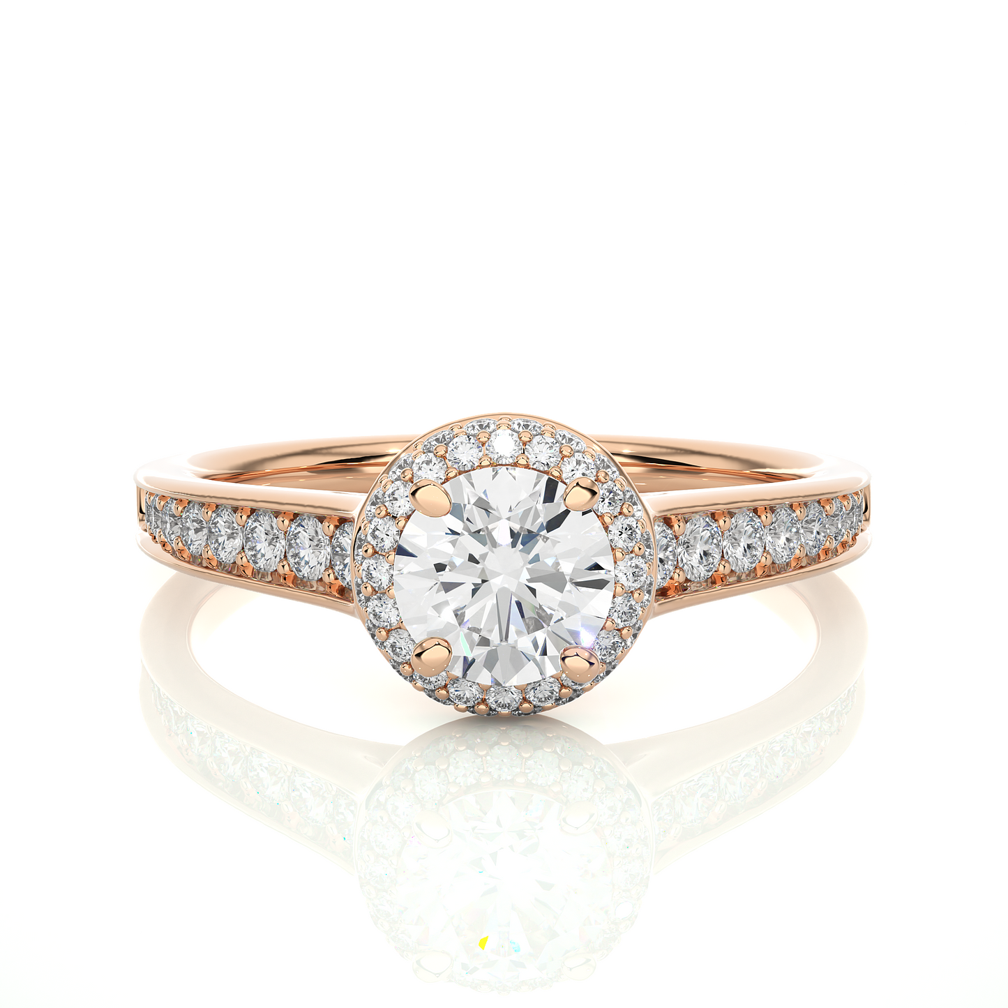 Sovereign Round Diamond Ring