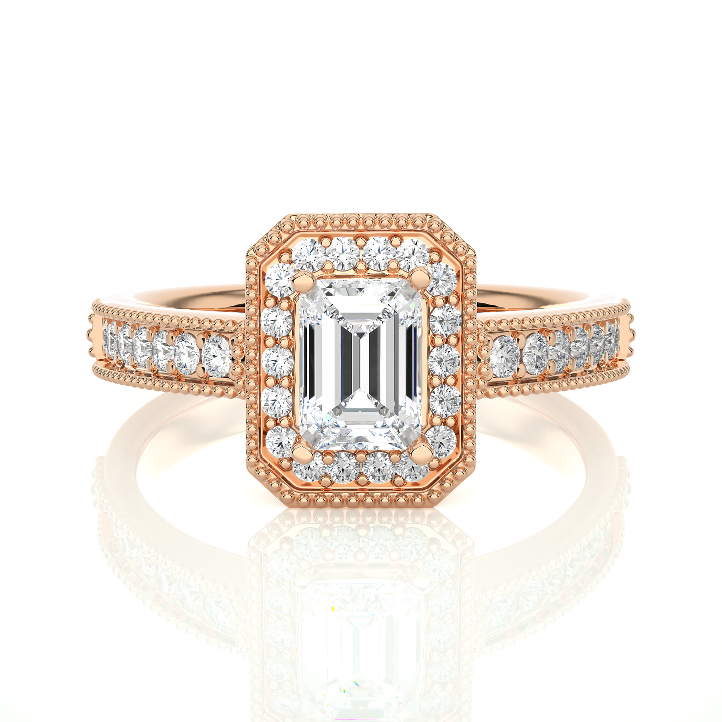 Victorian Emerald Diamond Ring