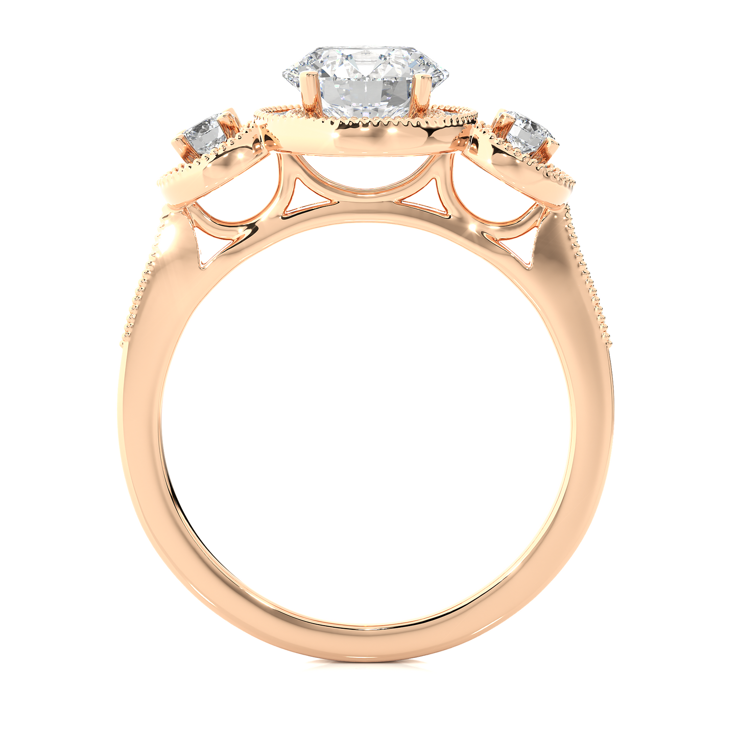 Thalassa Round Diamond Ring
