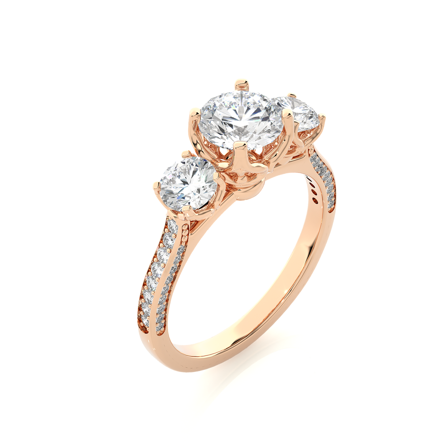 Heritage Glow Round Diamond Ring