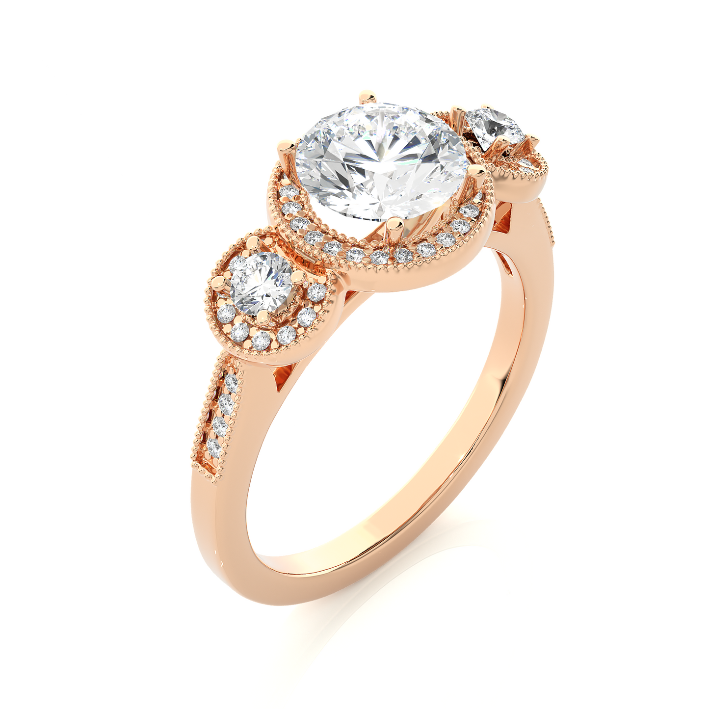 Thalassa Round Diamond Ring
