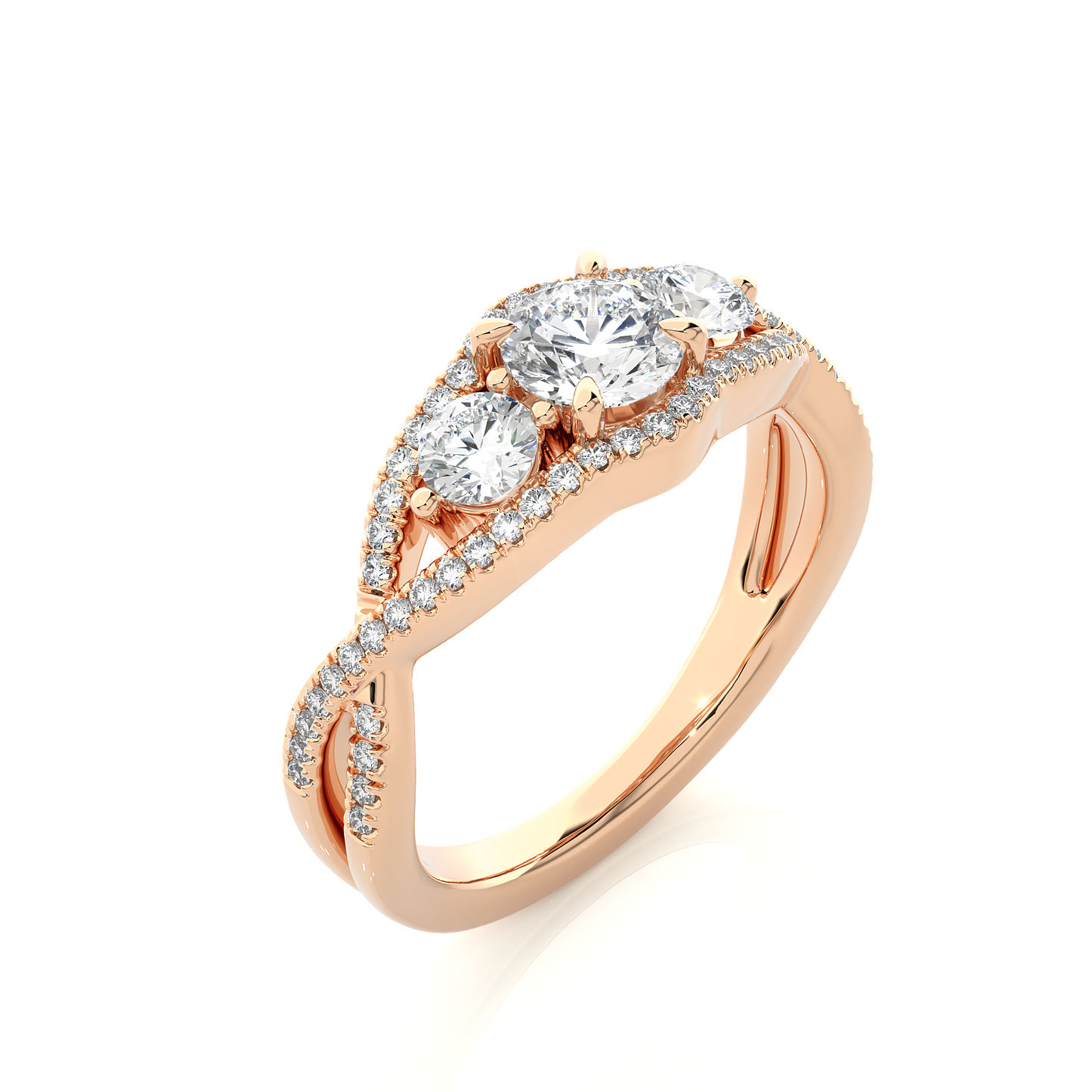 Skyla Round Diamond Ring