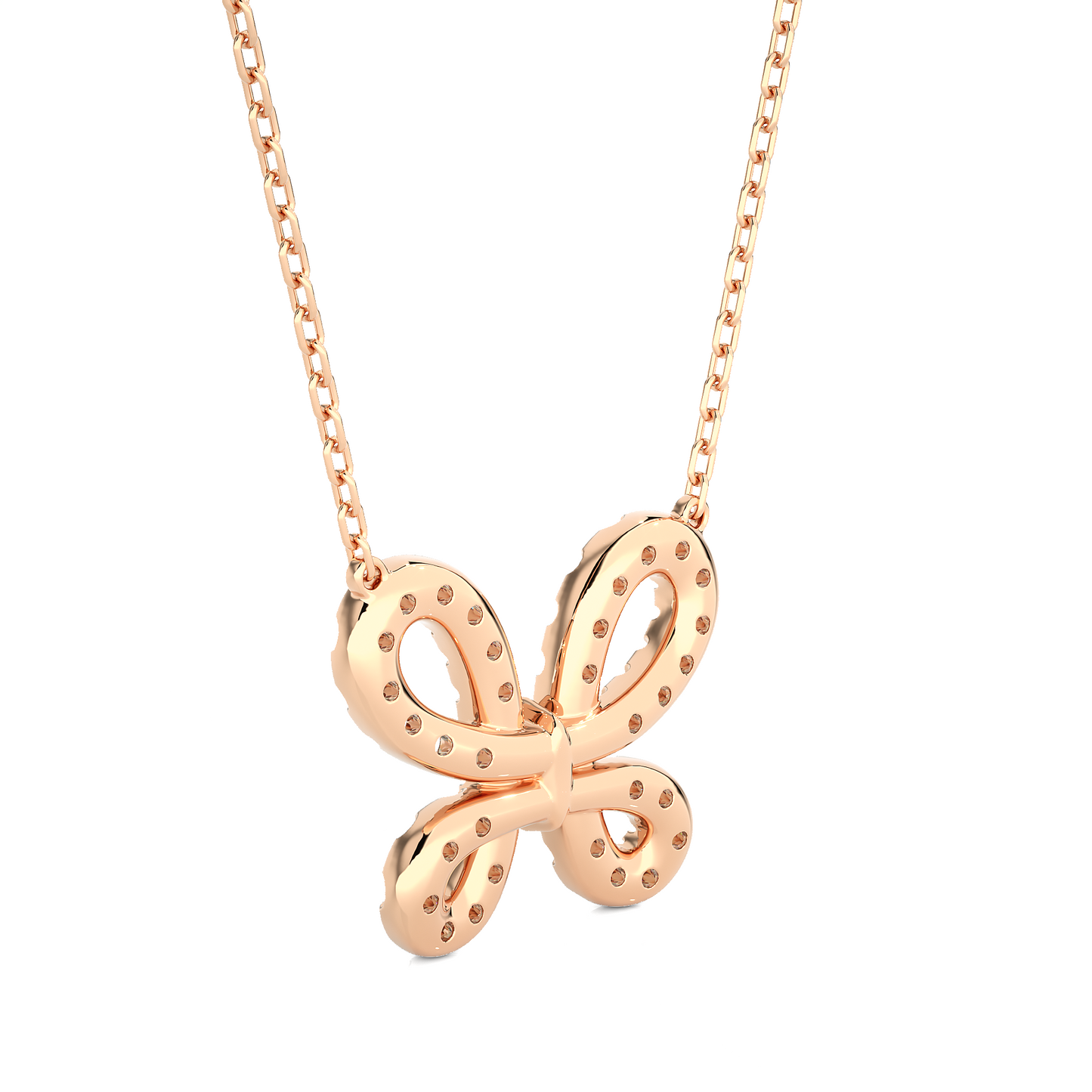 Eternal Butterfly Diamond Pendant