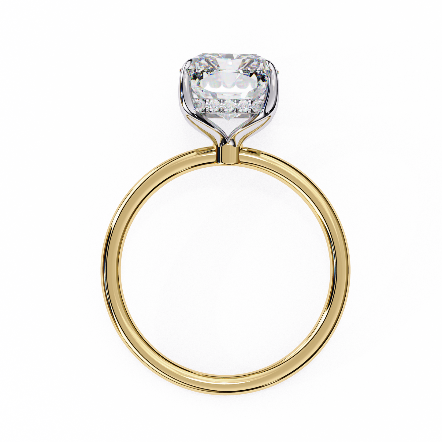 Moonlit Raidant Diamond Ring