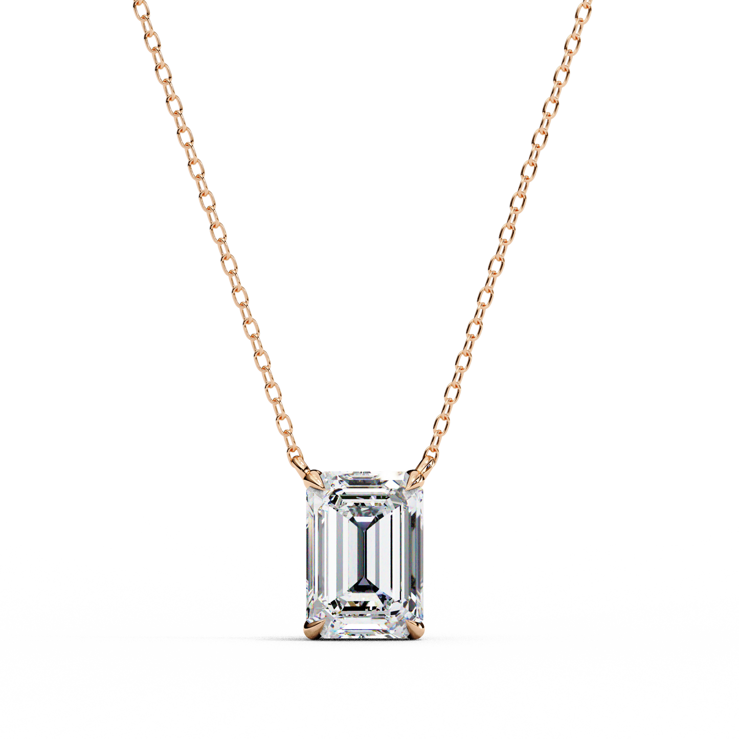 Ivy Grace Emerald Diamond Pendant