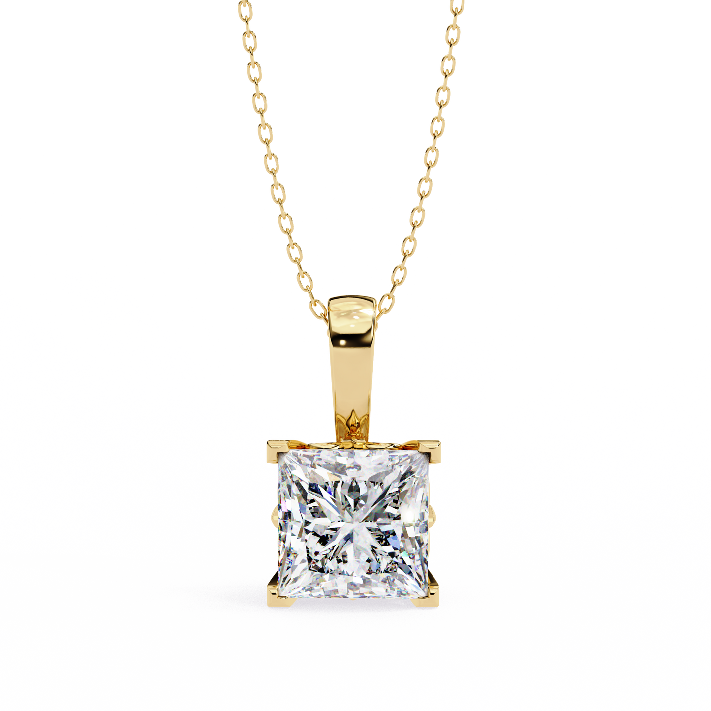 Ivy Princess Diamond Pendant (Chain Sold Separately)