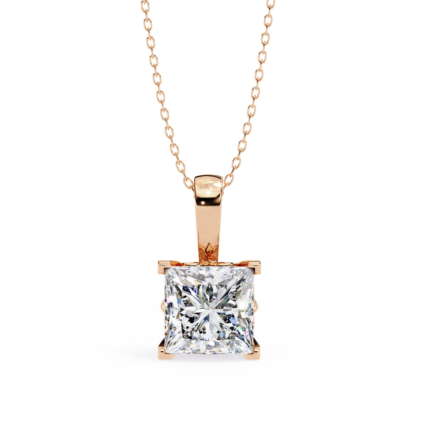 Ivy Princess Diamond Pendant (Chain Sold Separately)