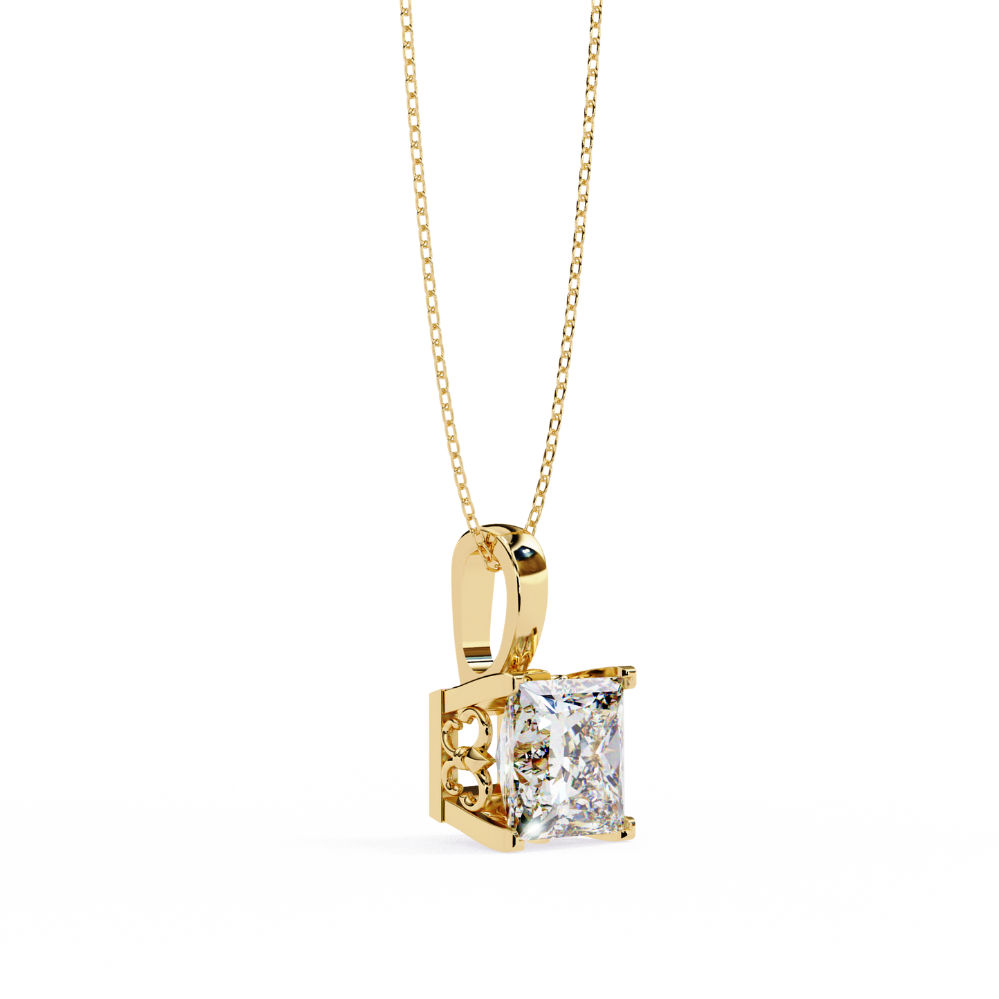 Ivy Princess Diamond Pendant (Chain Sold Separately)