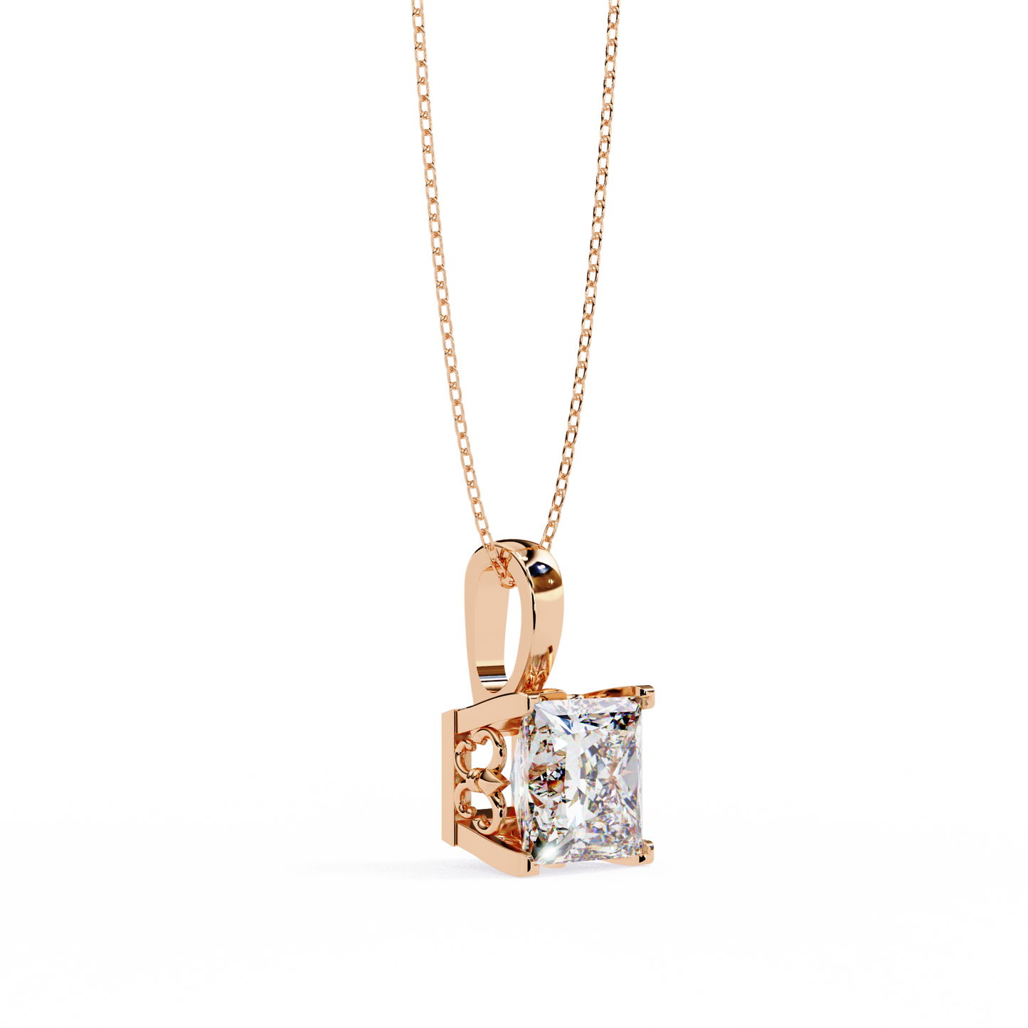Ivy Princess Diamond Pendant (Chain Sold Separately)