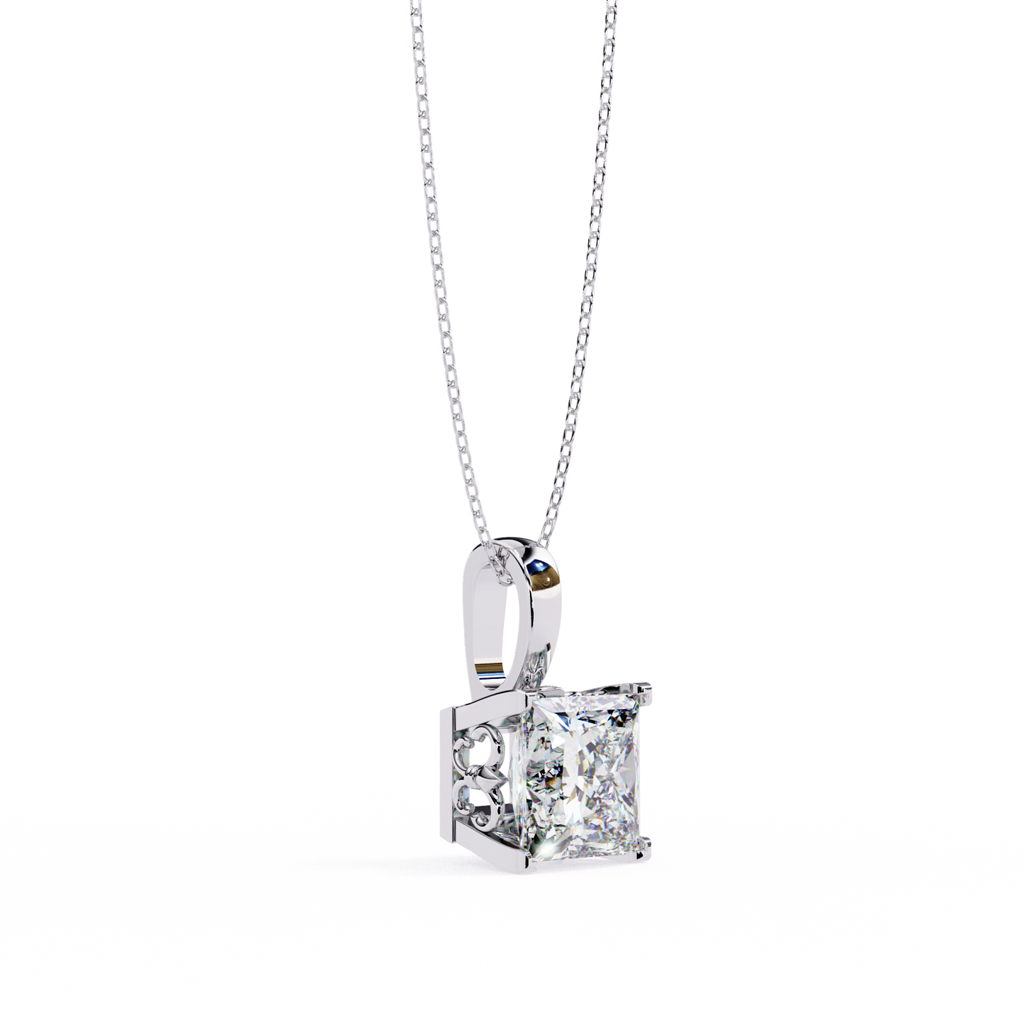 Ivy Princess Diamond Pendant (Chain Sold Separately)