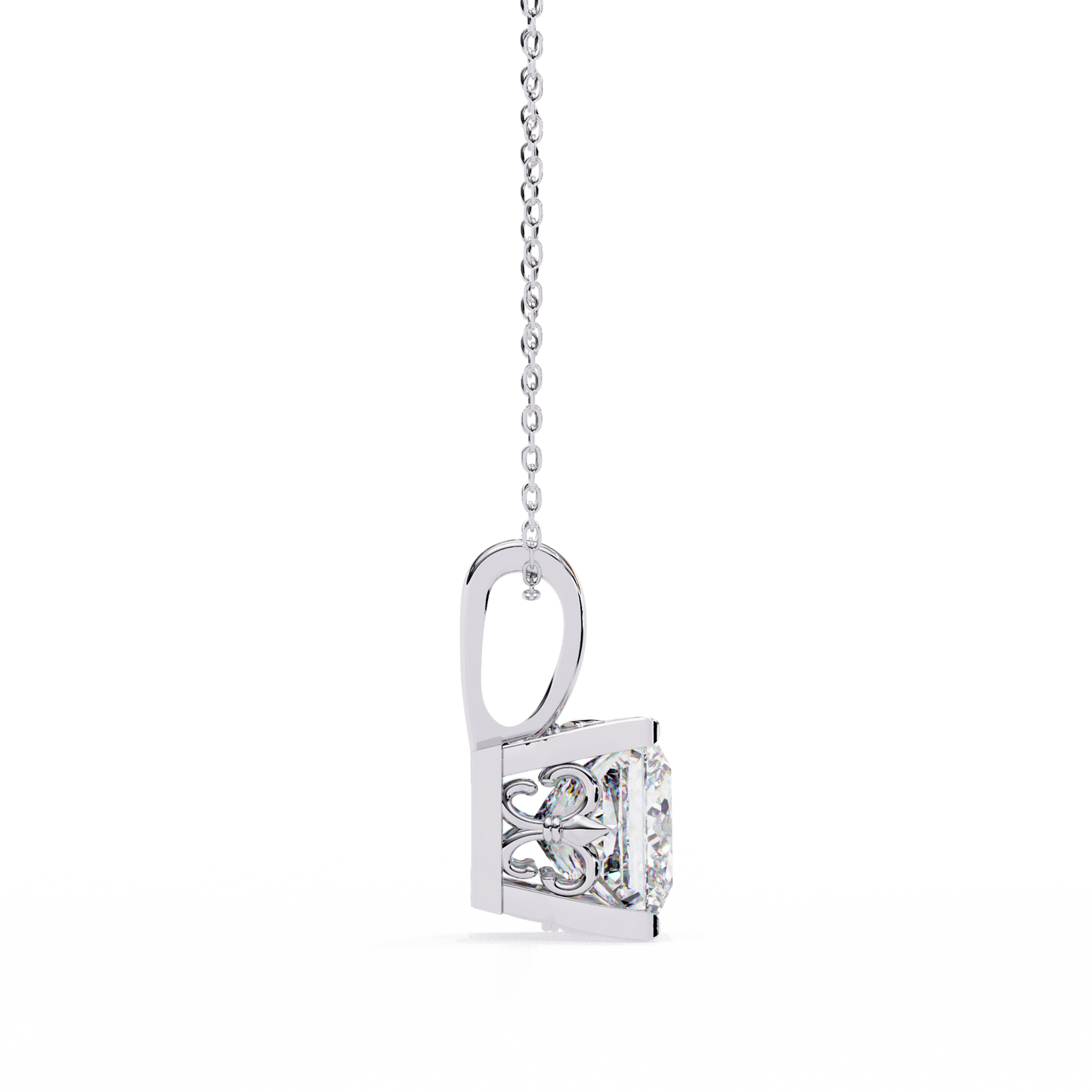 Ivy Princess Diamond Pendant (Chain Sold Separately)
