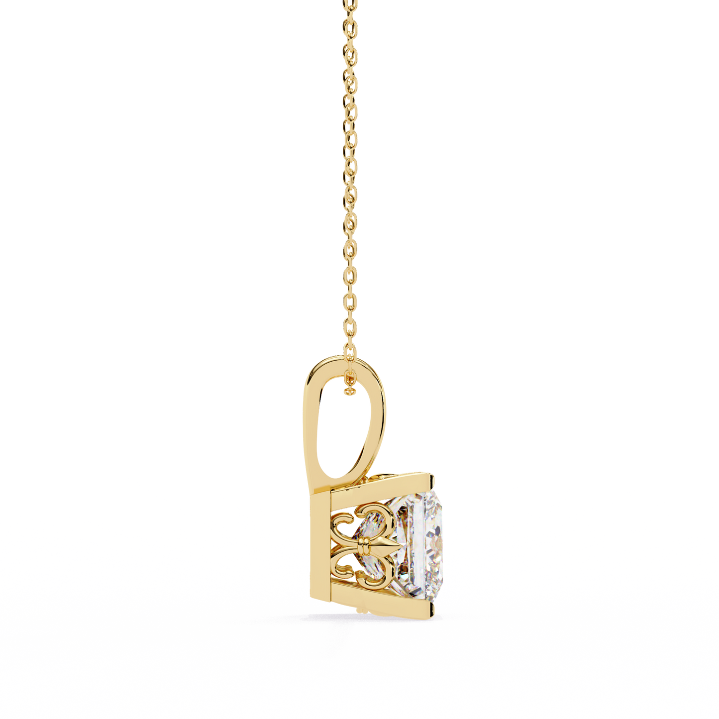 Ivy Princess Diamond Pendant (Chain Sold Separately)