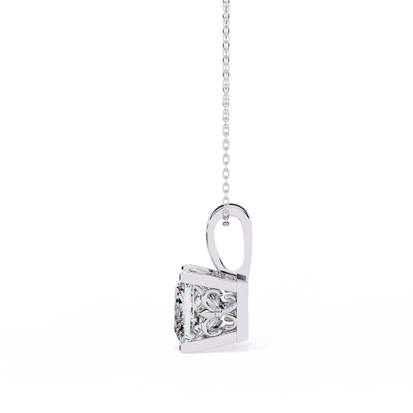 Ivy Princess Diamond Pendant (Chain Sold Separately)