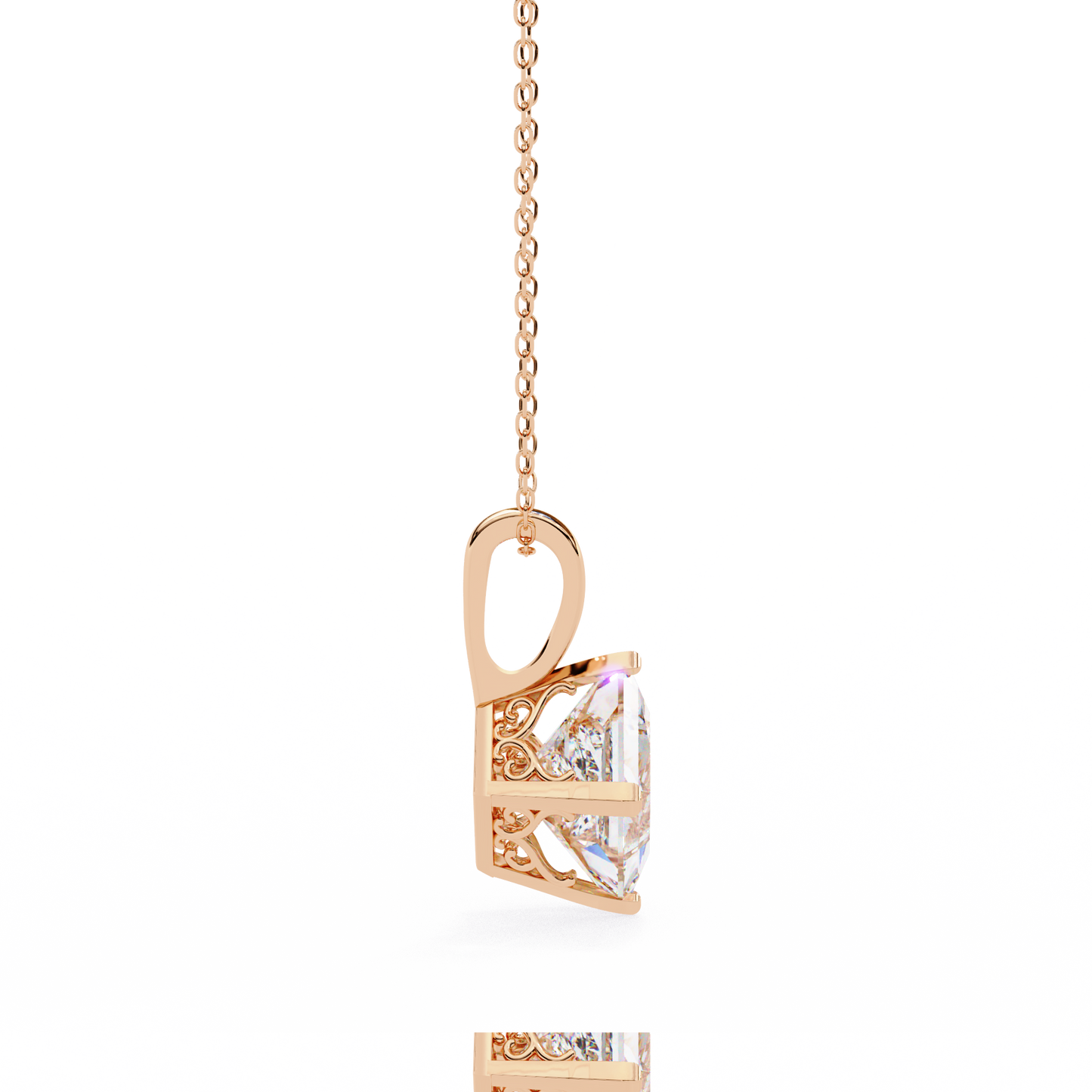 Ivy Princess Diamond Pendant (Chain Sold Separately)