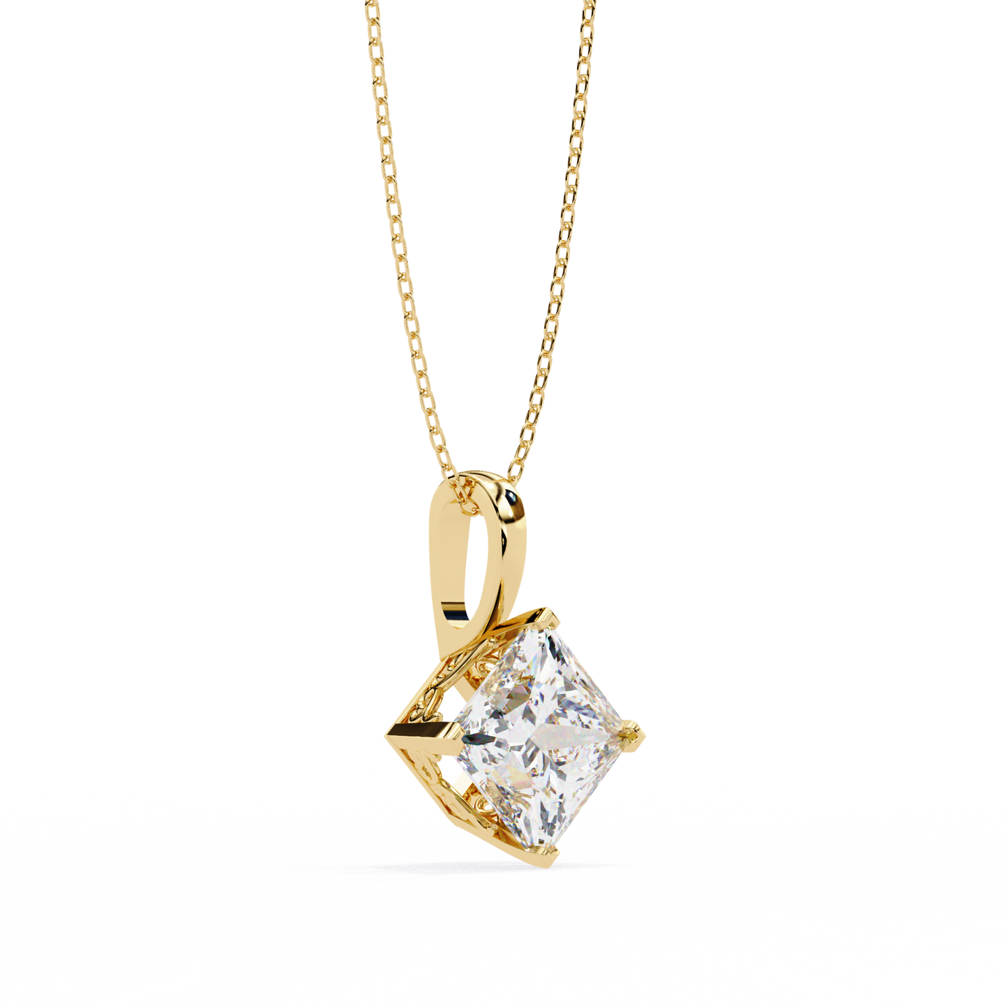 Ivy Princess Diamond Pendant (Chain Sold Separately)