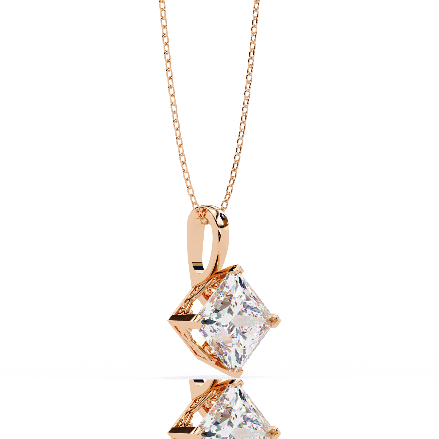 Ivy Princess Diamond Pendant (Chain Sold Separately)