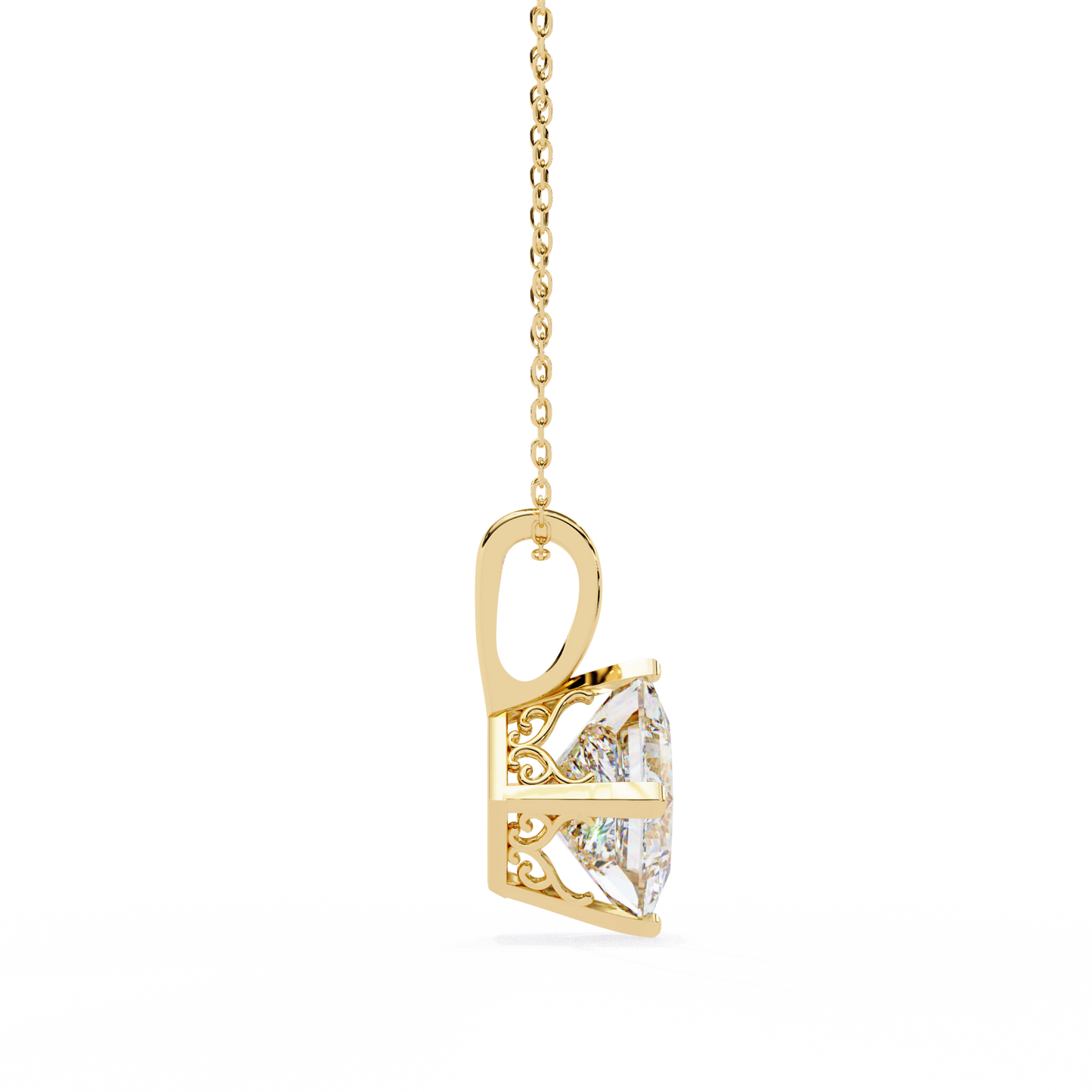Ivy Princess Diamond Pendant (Chain Sold Separately)